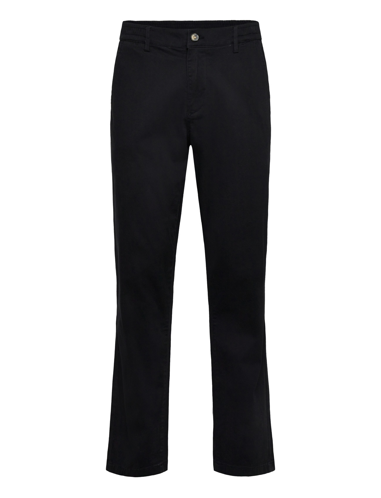 Lindbergh Superflex Chino Pants, S, Black, Bukser > Chinos, Herre