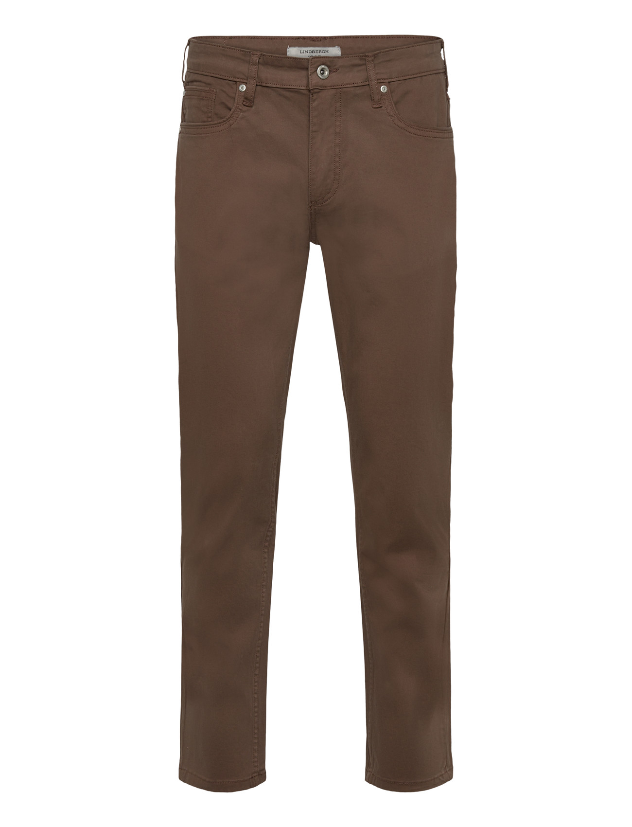 LINDBERGH Cashmere Touch 5 Pocket Hosen Braun - 36x34 - Herren