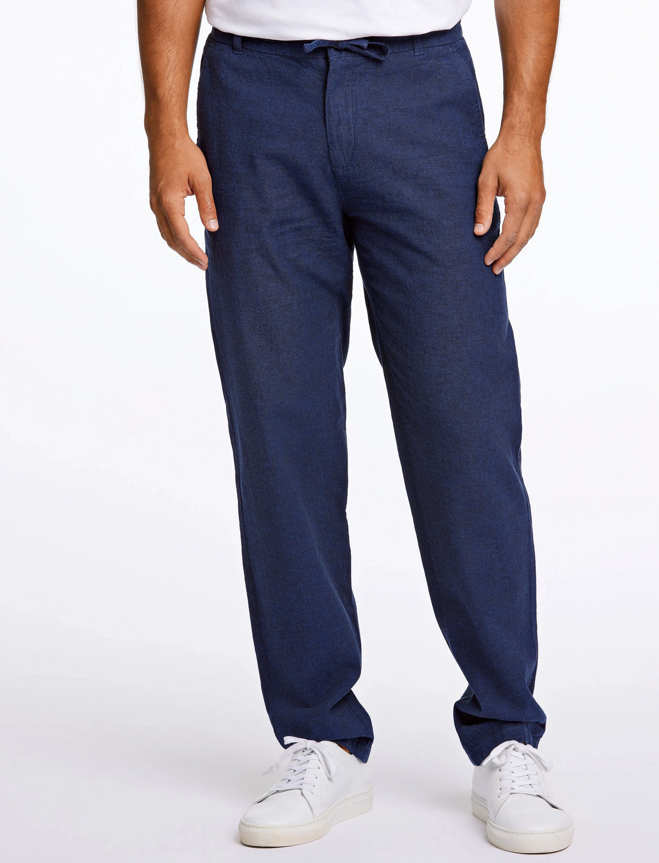Lindbergh Linen Pants, XL, Navy, Bukser > Bukser I Hør, Herre