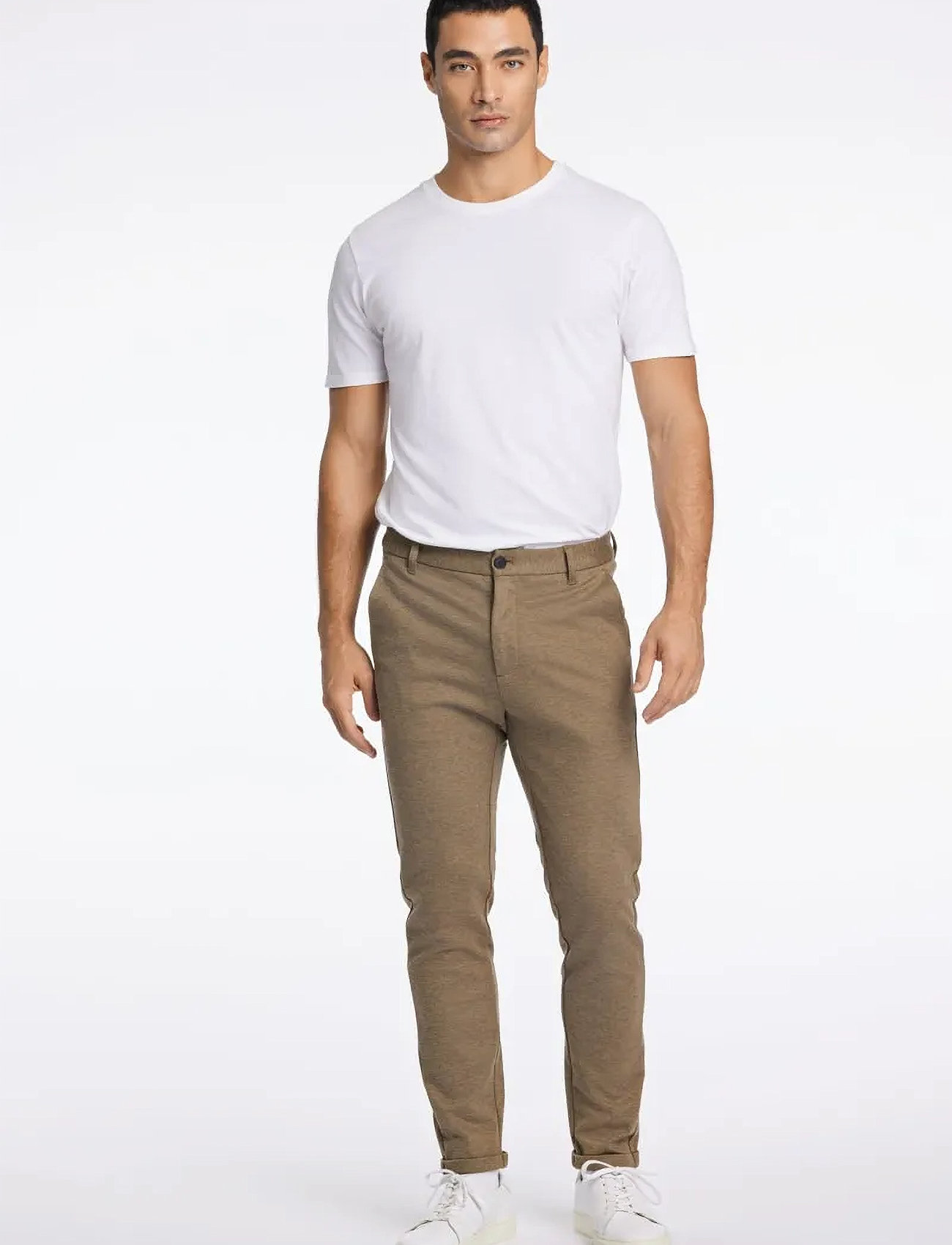 Lindbergh Superflex Knitted Cropped Pant, M, Bukser > Chinos, Herre