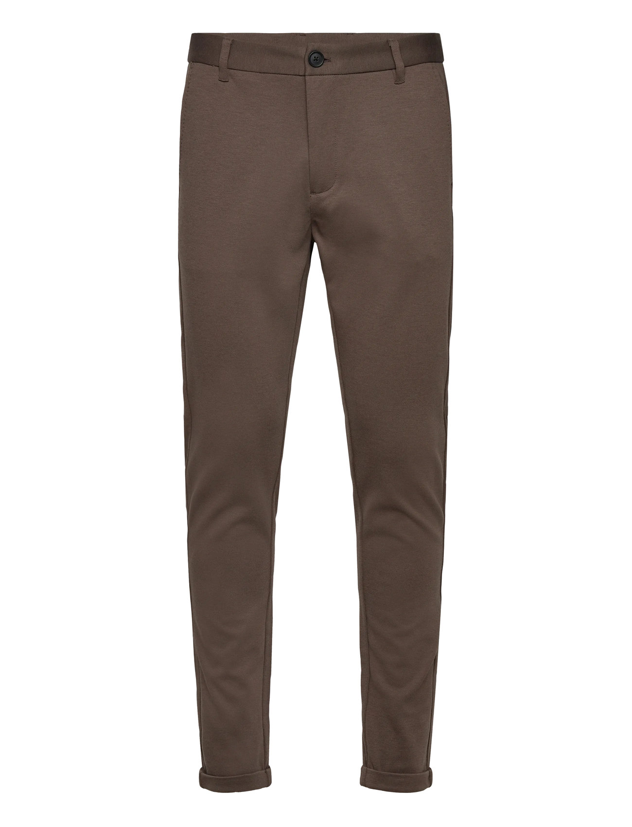 Lindbergh Superflex Pant Normal Length, 3XL, Brown, Bukser > Chinos, Herre