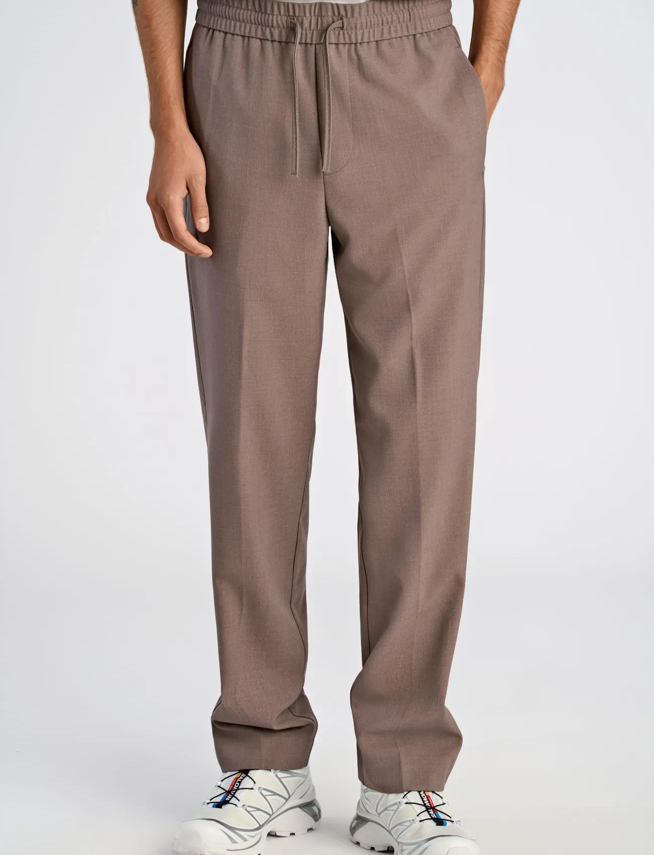 Lindbergh Relaxed Fit Pants, XXL, Brown, Bukser > Afslappet, Herre