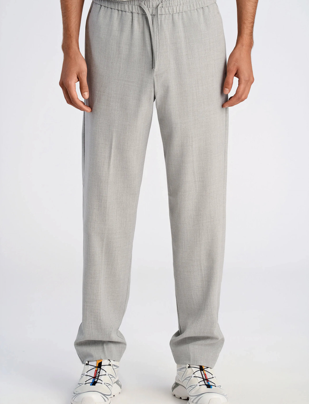 Lindbergh Relaxed Fit Pants, S, Grey, Bukser > Afslappet, Herre