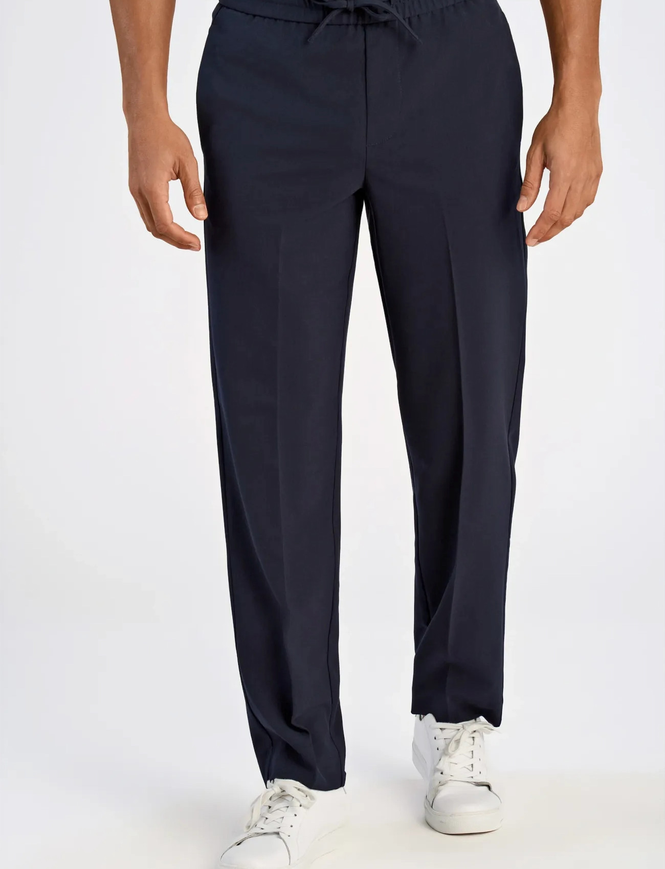 Lindbergh Relaxed Fit Pants, XL, Navy, Bukser > Afslappet, Herre