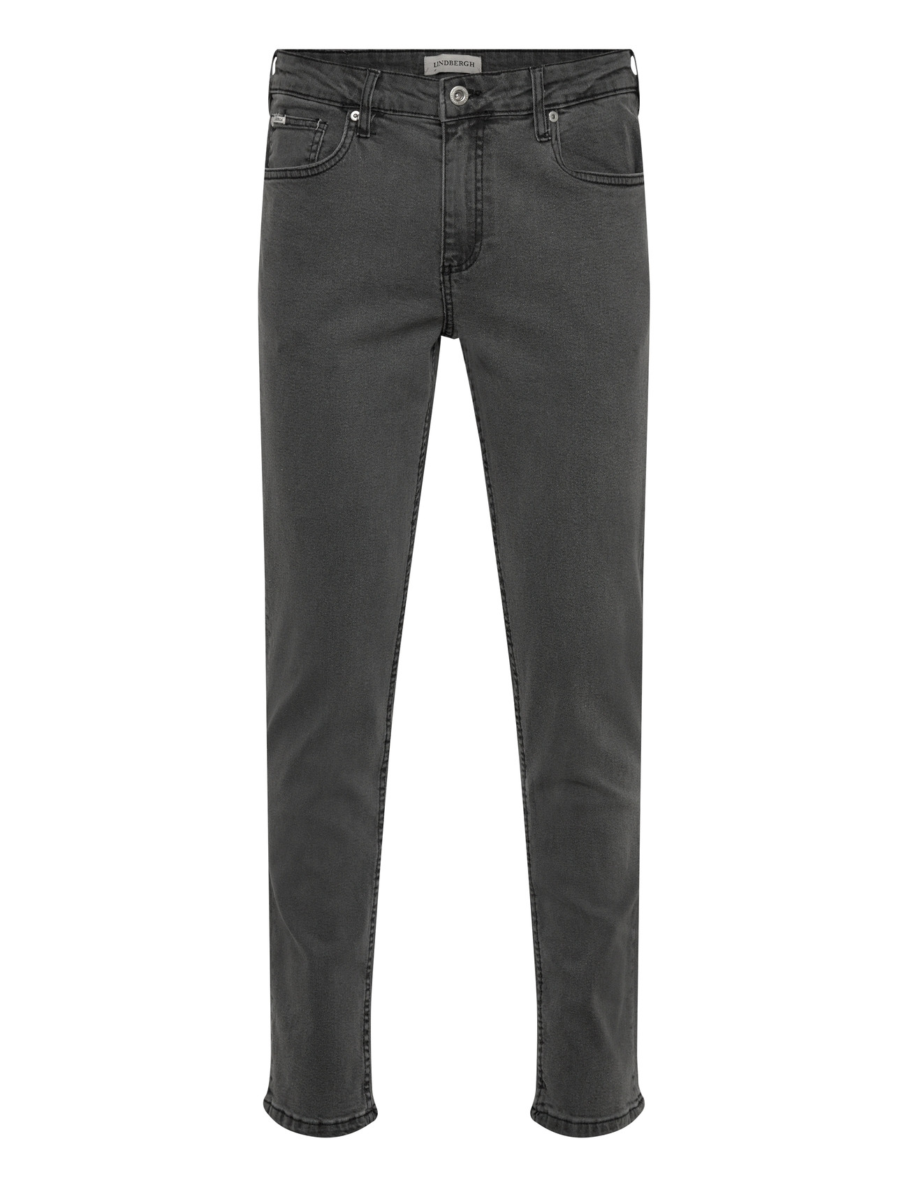 LINDBERGH Tapered Fit Jeans Stone Wash Schwarz - 33x32 - Herren