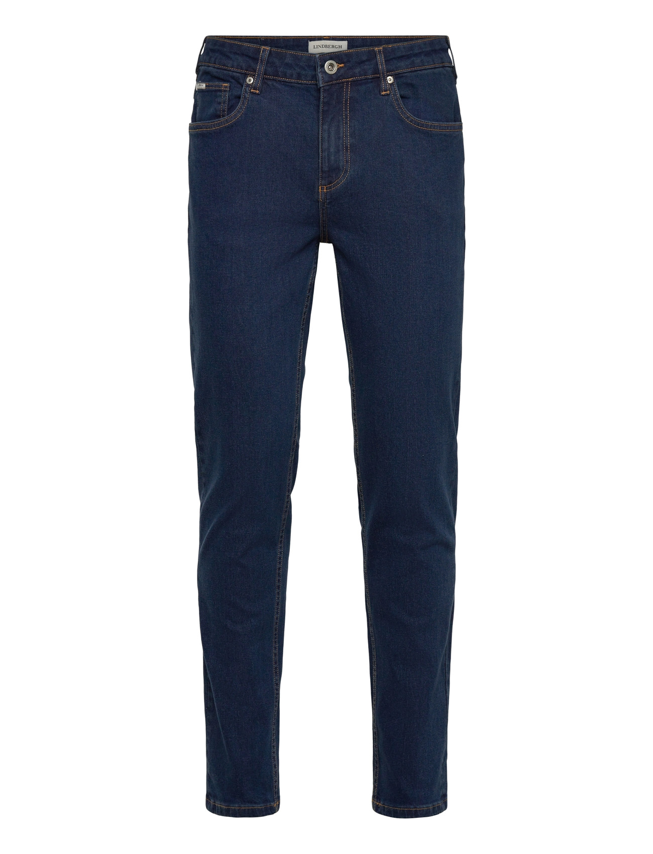 LINDBERGH Tapered Fit Jeans Stone Wash Blau - 34x32 - Herren