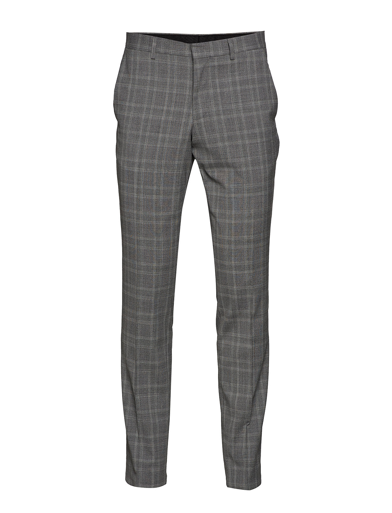 Checked Stretch Pants Kostuumbroek Formele Broek Grijs Lindbergh lindbergh kopen in de aanbieding