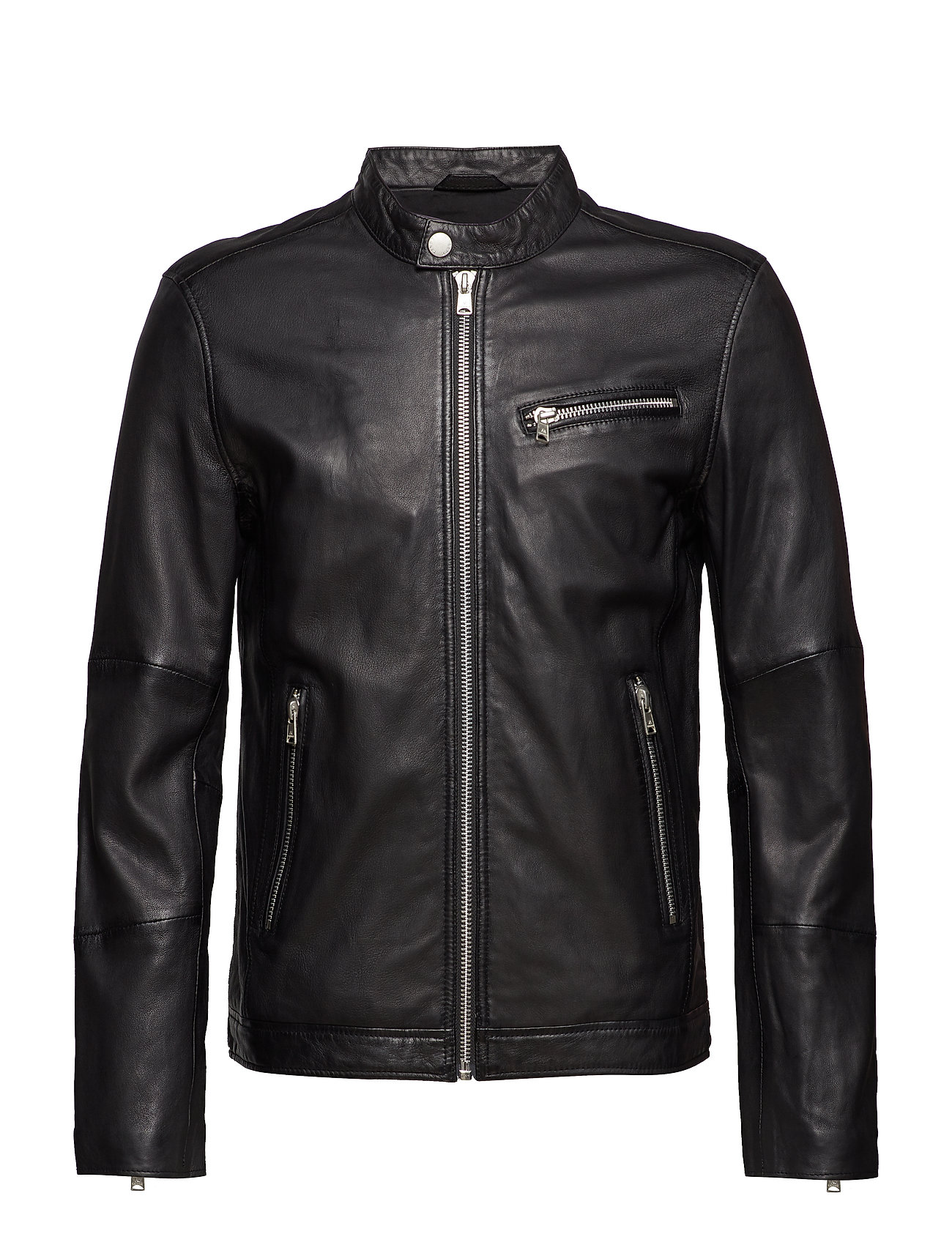 Leather Jacket Leren Jack Jas Zwart Lindbergh lindbergh kopen in de aanbieding Leather Jacket Leren Jack Jas Zwart Lindbergh lindbergh kopen in de aanbieding
