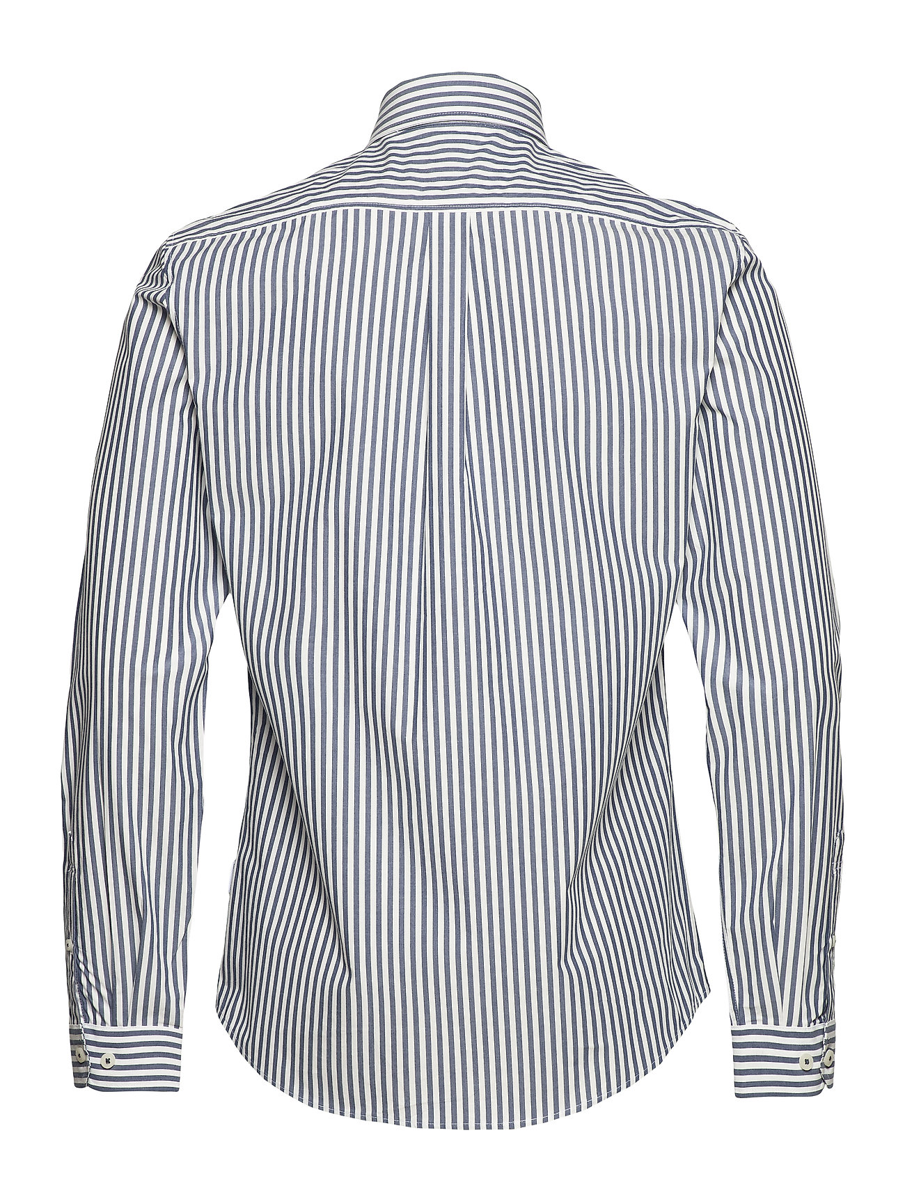 Striped Shirt L/S Skjorte Casual Blå Lindbergh