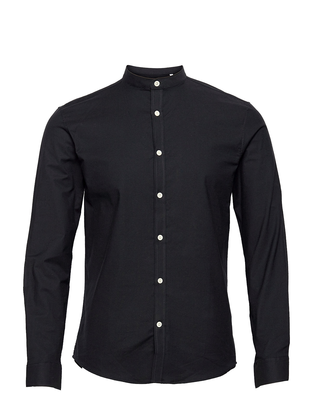 LINDBERGH Yarn Dyed Oxford Superflex Shirt Schwarz - XL - Herren