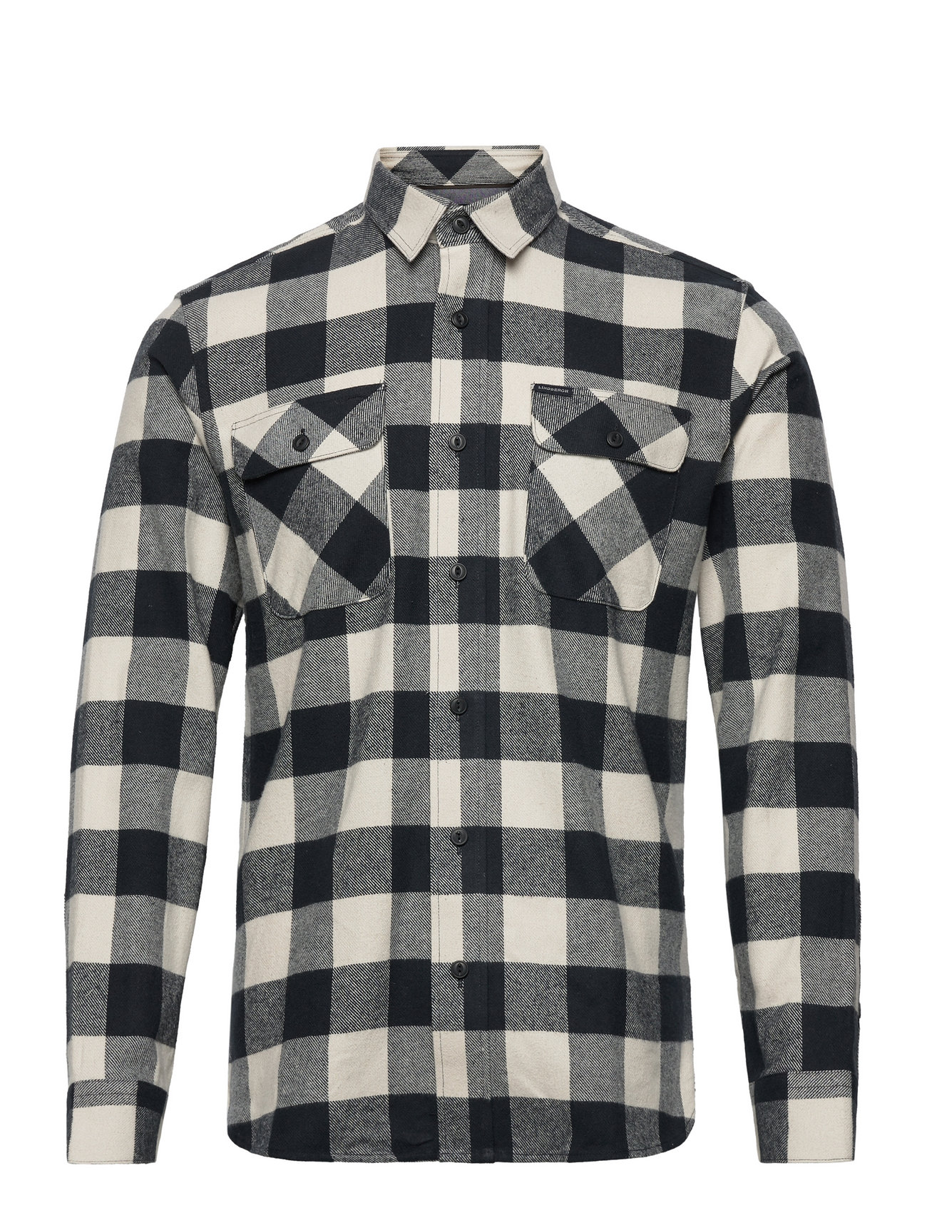 Flannel Checked Shirt L/S Patterned Lindbergh