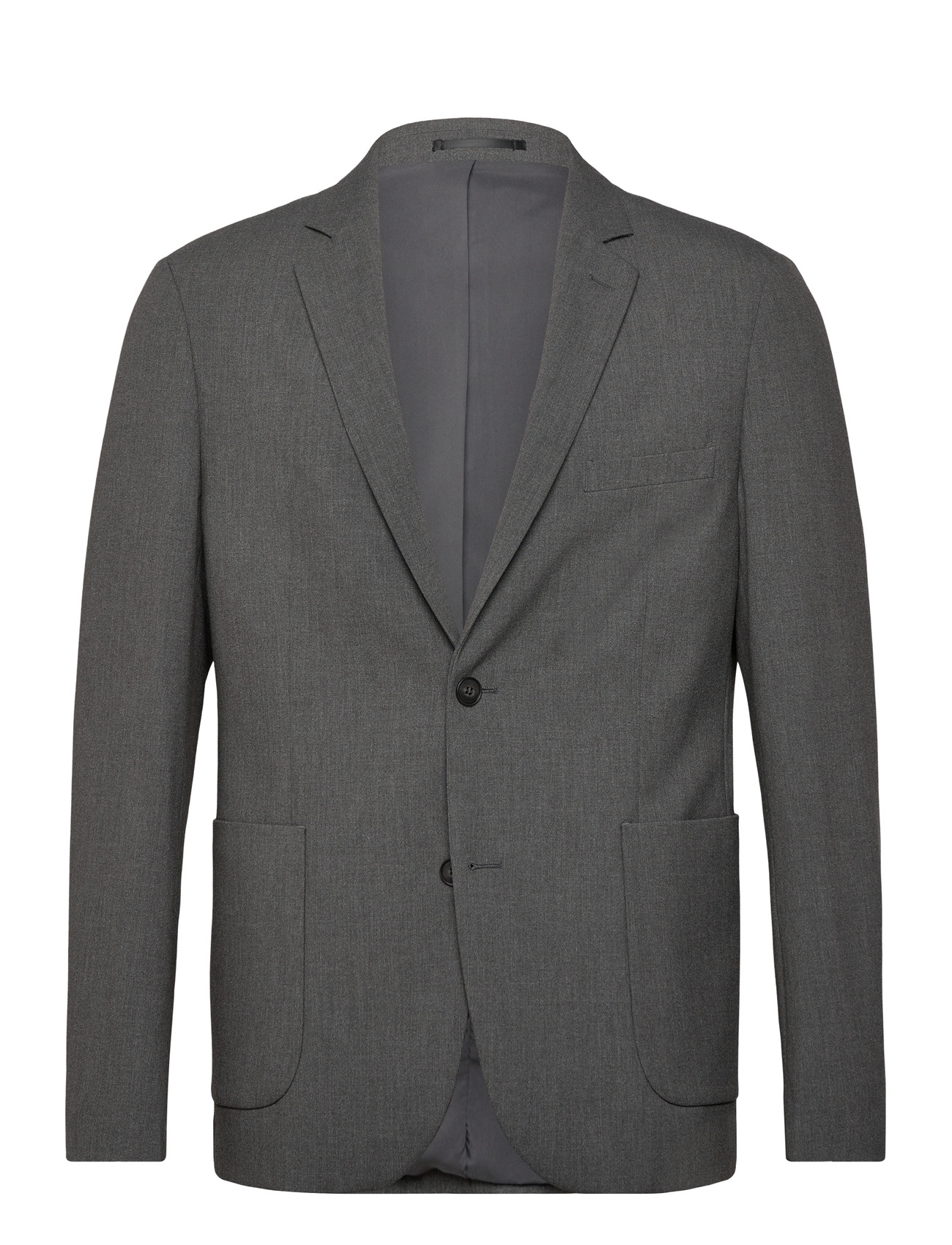 Lindbergh Superflex Relaxed Blazer, XXL, Grey, Blazere > Enkeltradede Blazere, Herre
