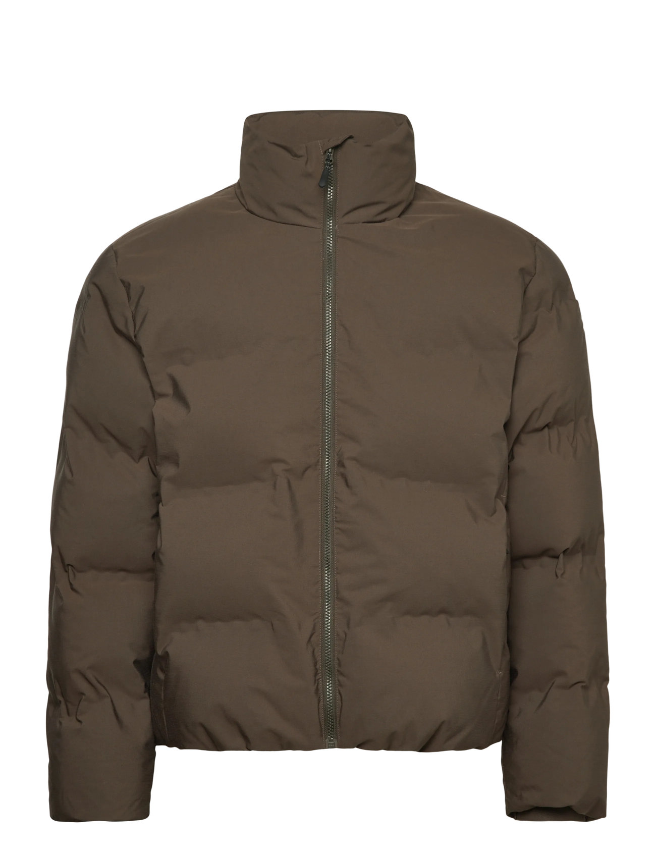 Lindbergh Cropped Seamless Puffer Jacket, 3XL, Brown, Jakker > Vatterede Jakker, Herre