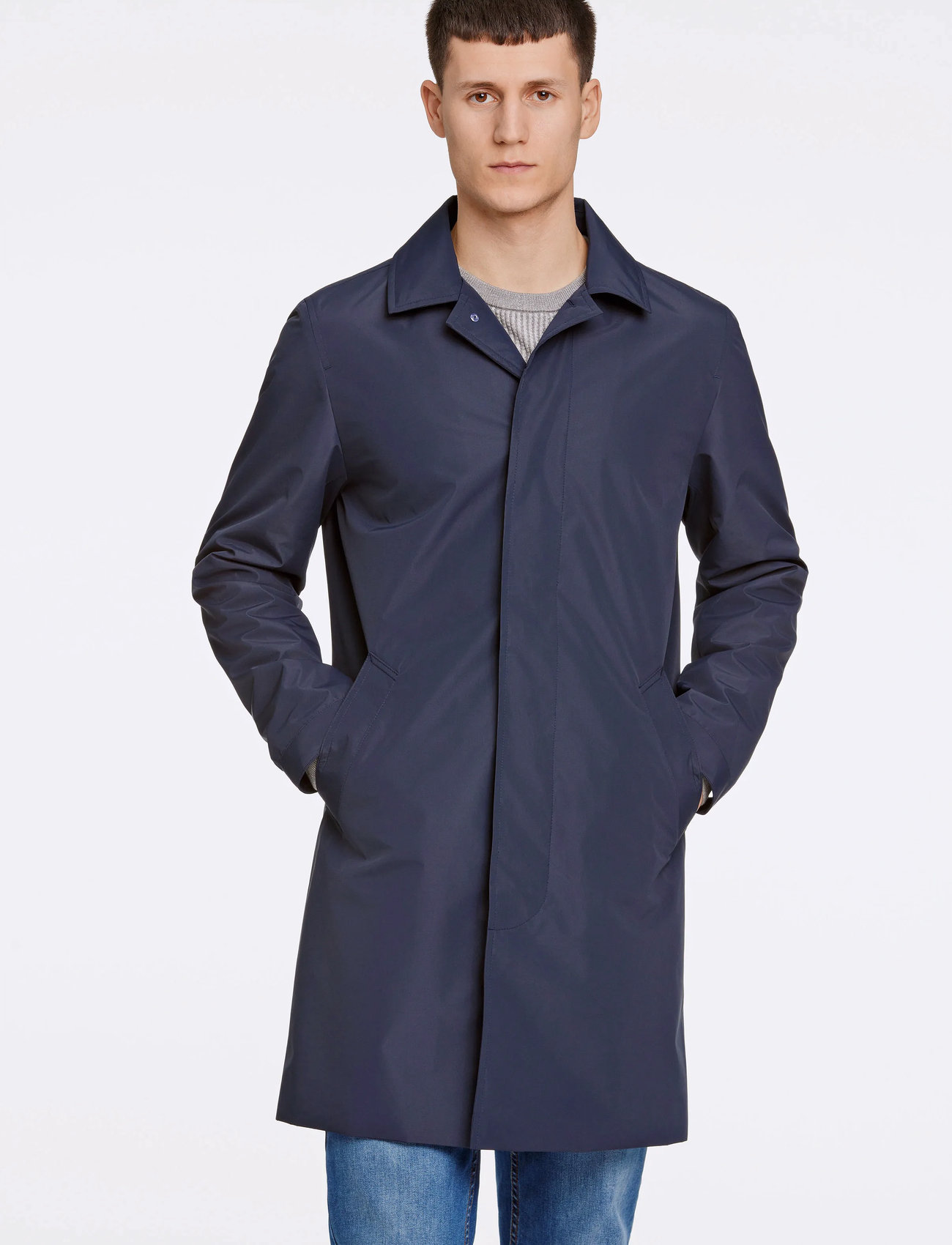 Lindbergh Mac Coat, M, Blue, Frakker > Lette Frakker, Herre