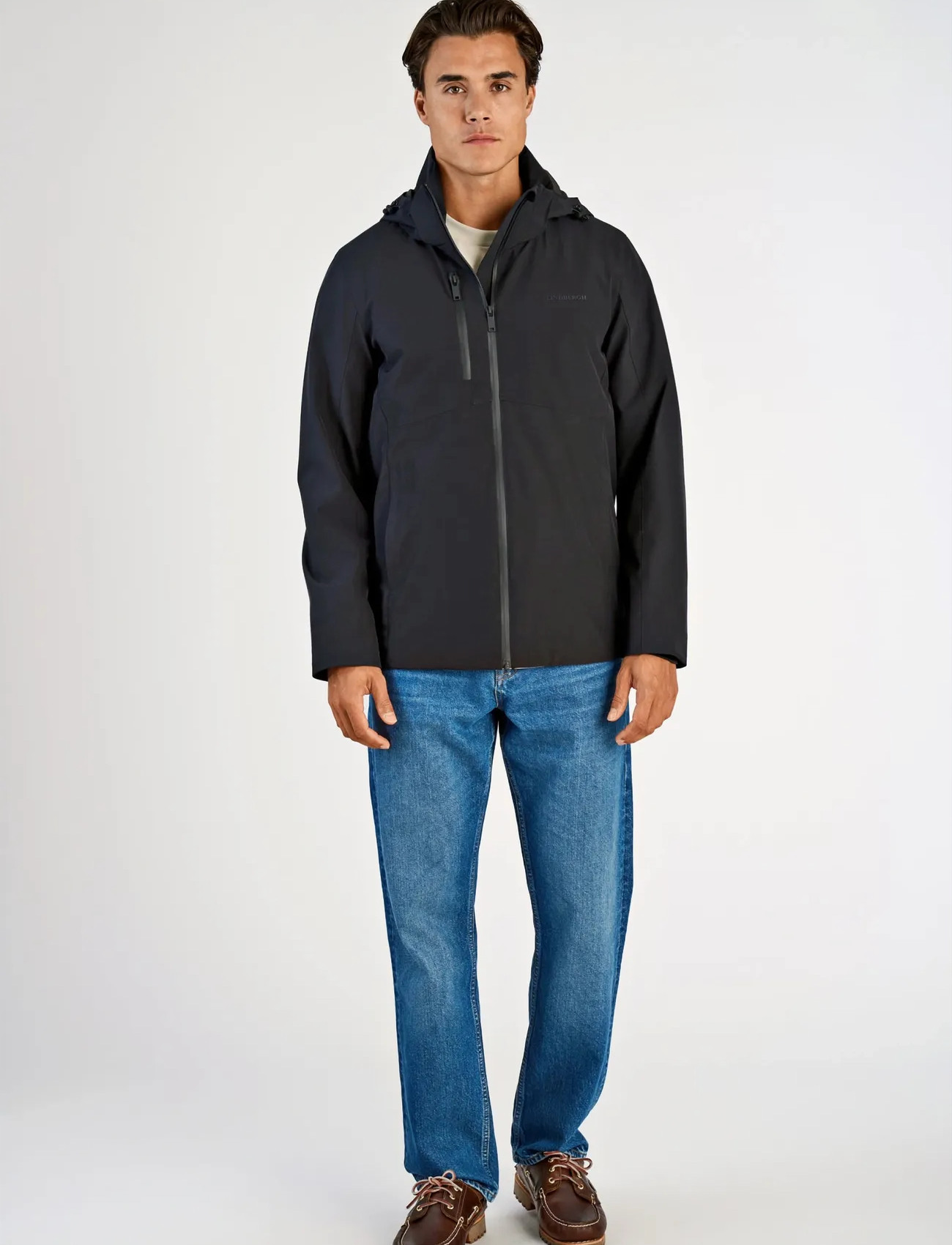 Lindbergh Short Parka Jacket, L, Black, Sport Jackets > Sport Outdoor Jackets, Herre