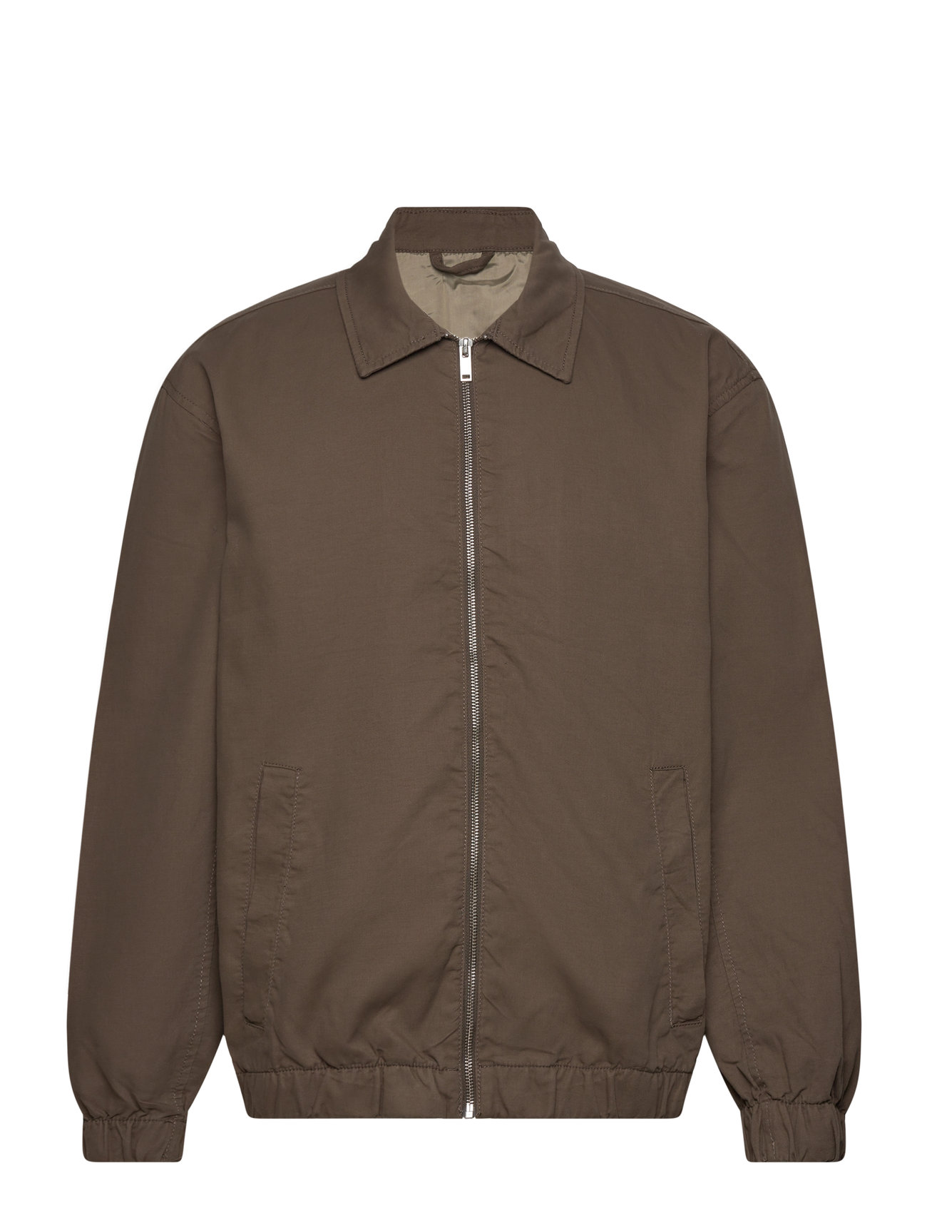 Lindbergh Zip Through Overshirt Brun