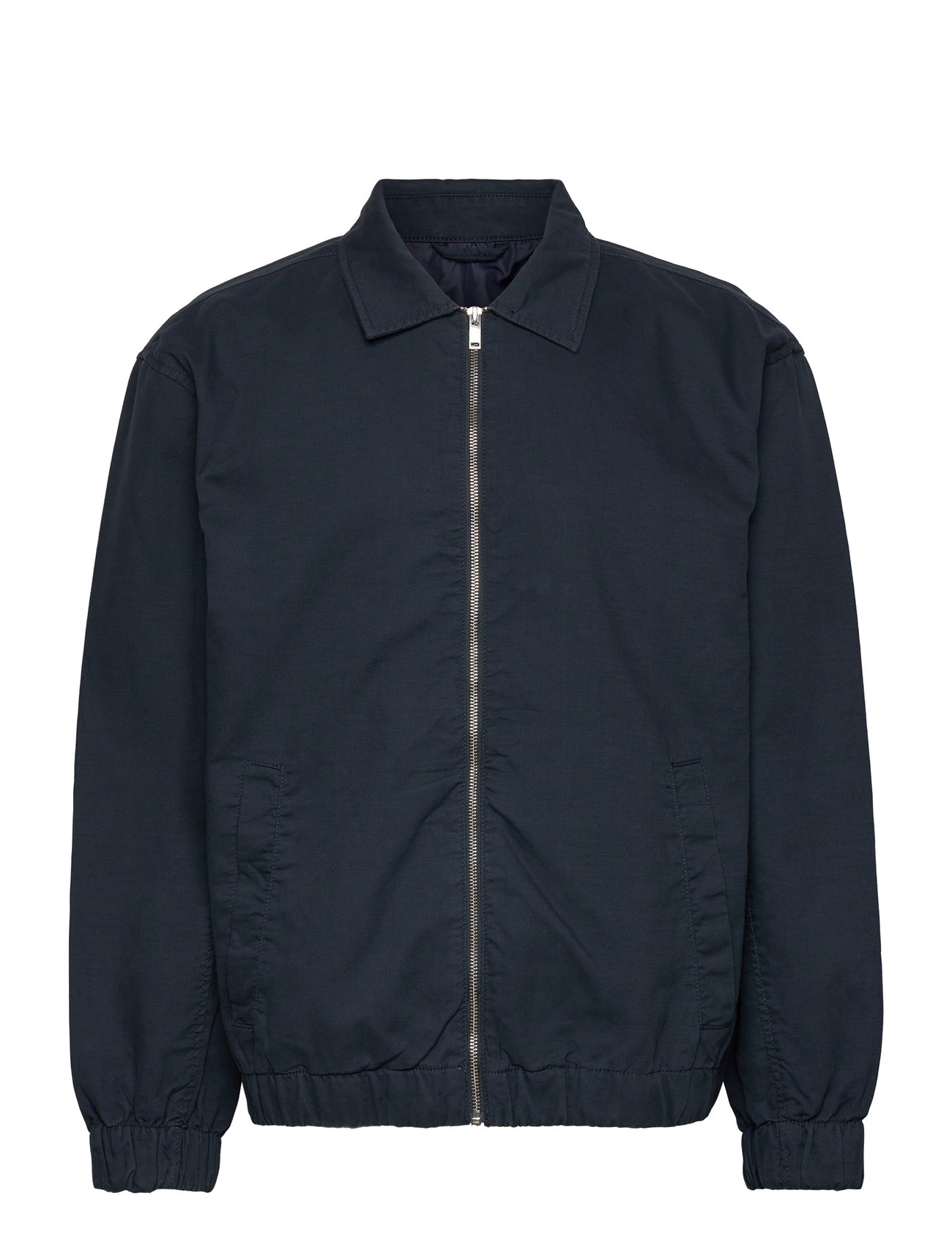 Lindbergh Zip Through Overshirt Marinblå