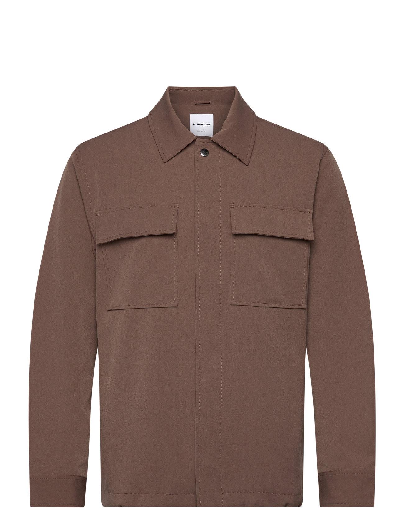 Lindbergh Pocket Overshirt Brun