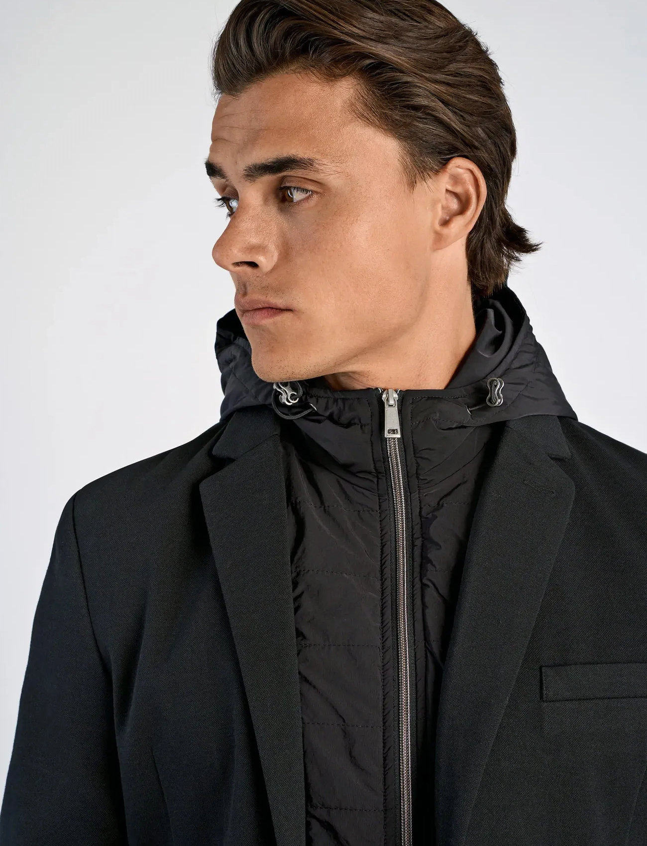 Lindbergh Superflex Hybrid Blazer, 3XL, Black, Blazere > Enkeltradede Blazere, Herre