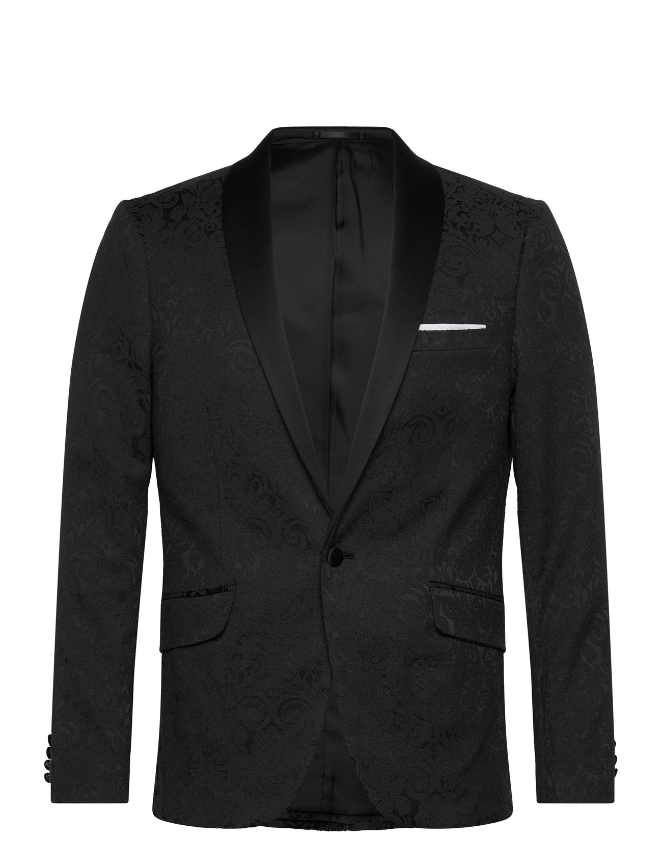 Jaquard Smoking Blazer Black Lindbergh