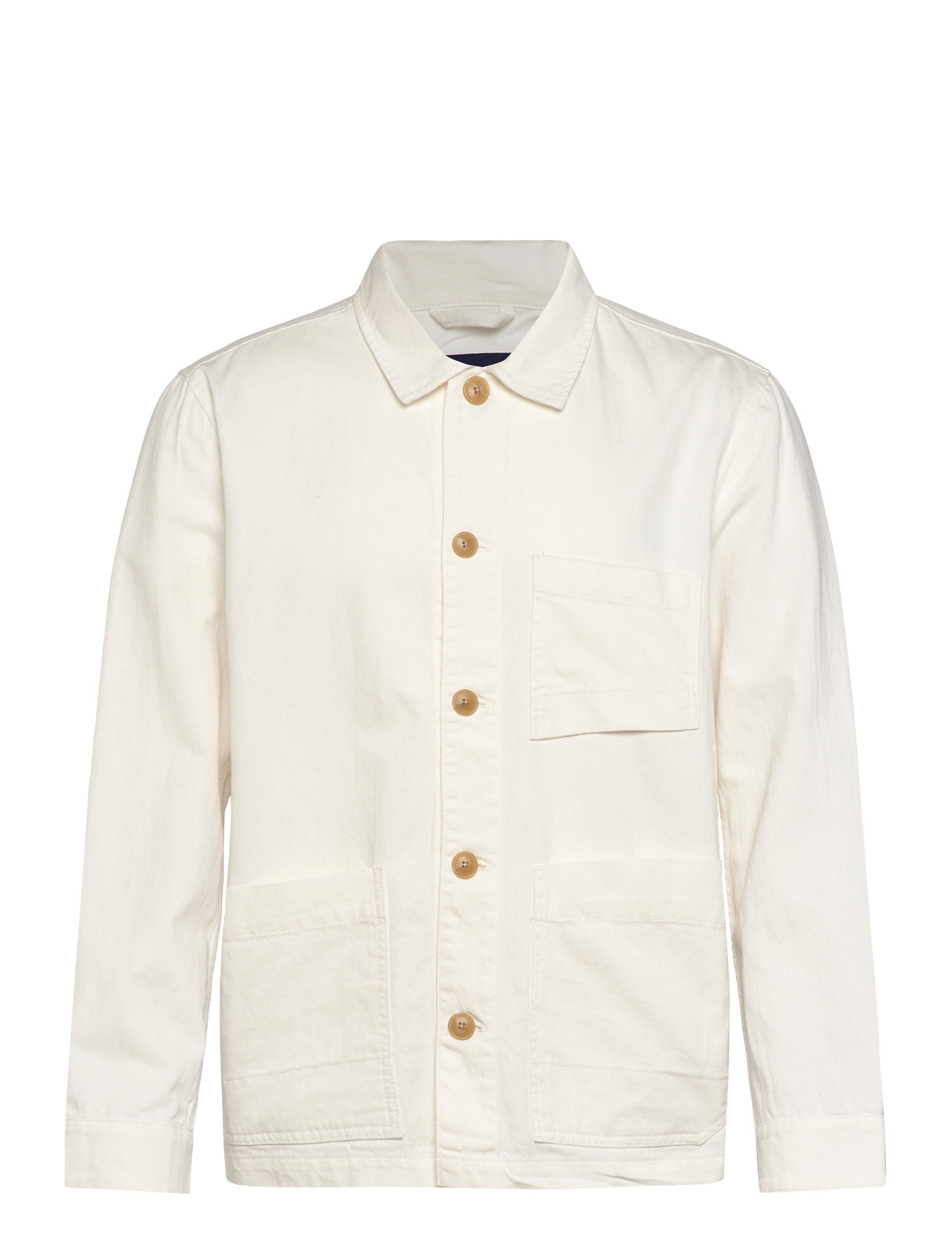 Lindbergh Linen Blend Overshirt Vit