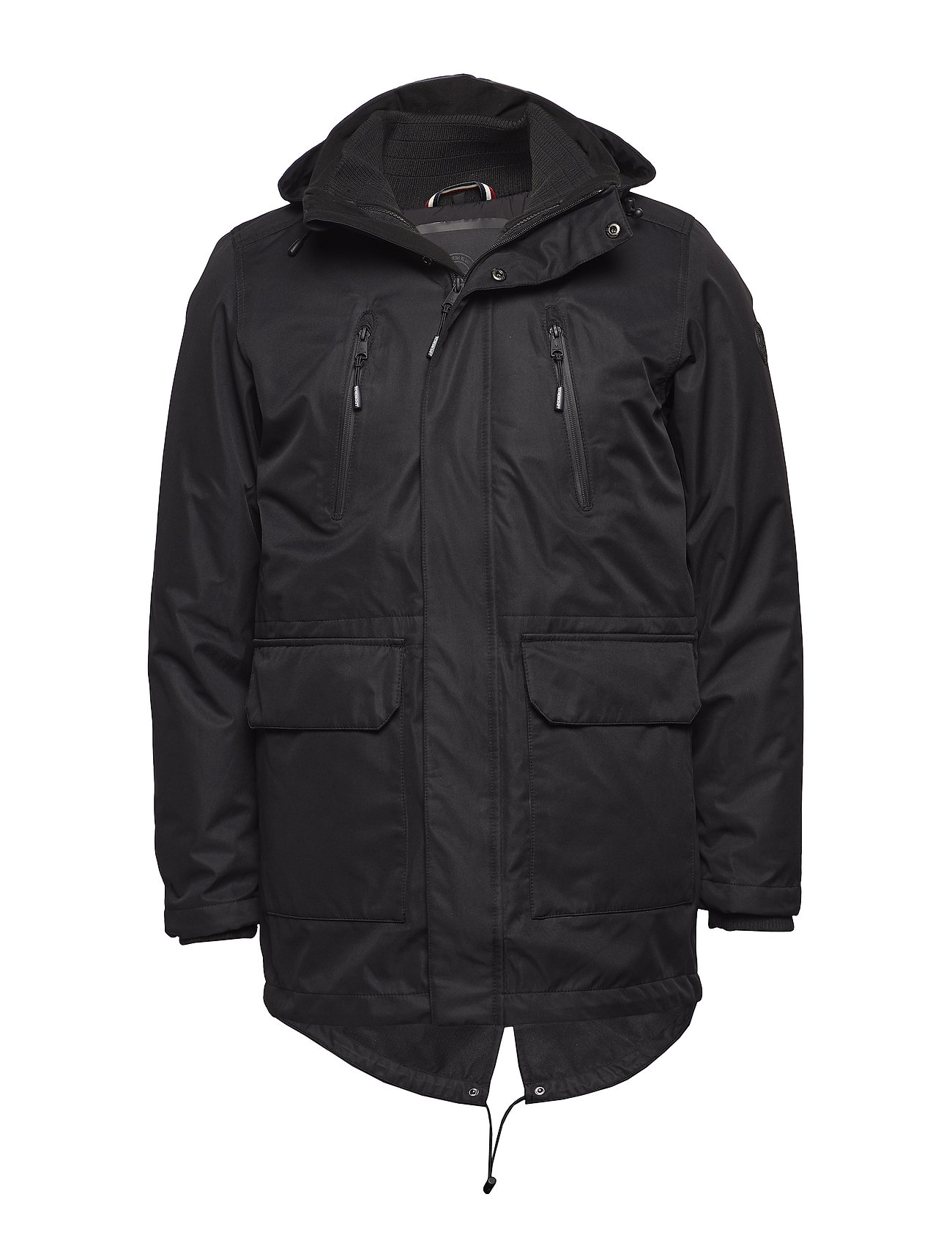 Technical Jacket Parka Jas Zwart Lindbergh lindbergh kopen in de aanbieding