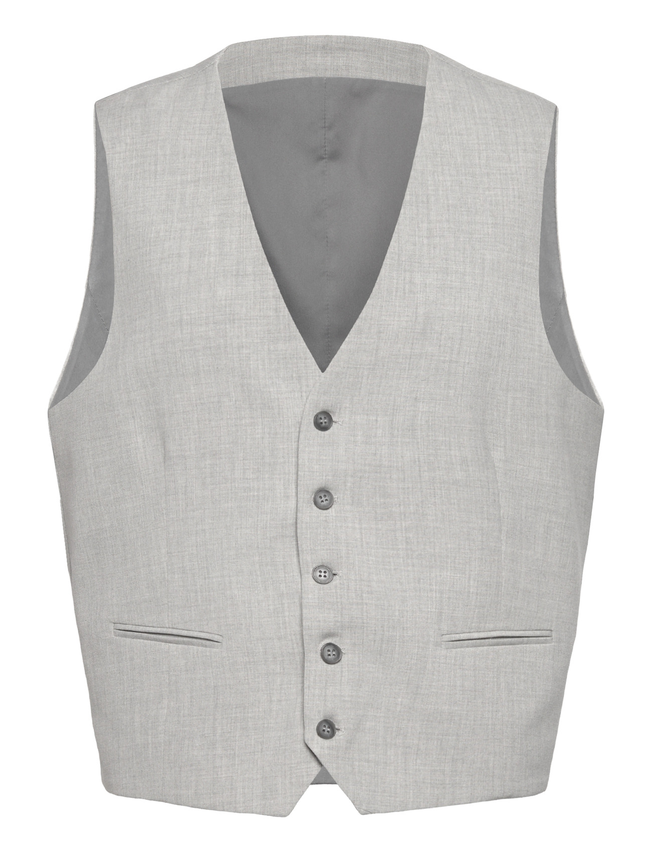 Lindbergh Superflex Relaxed Waistcoat, S, Grey, Suits & Blazere > Waistcoats, Herre