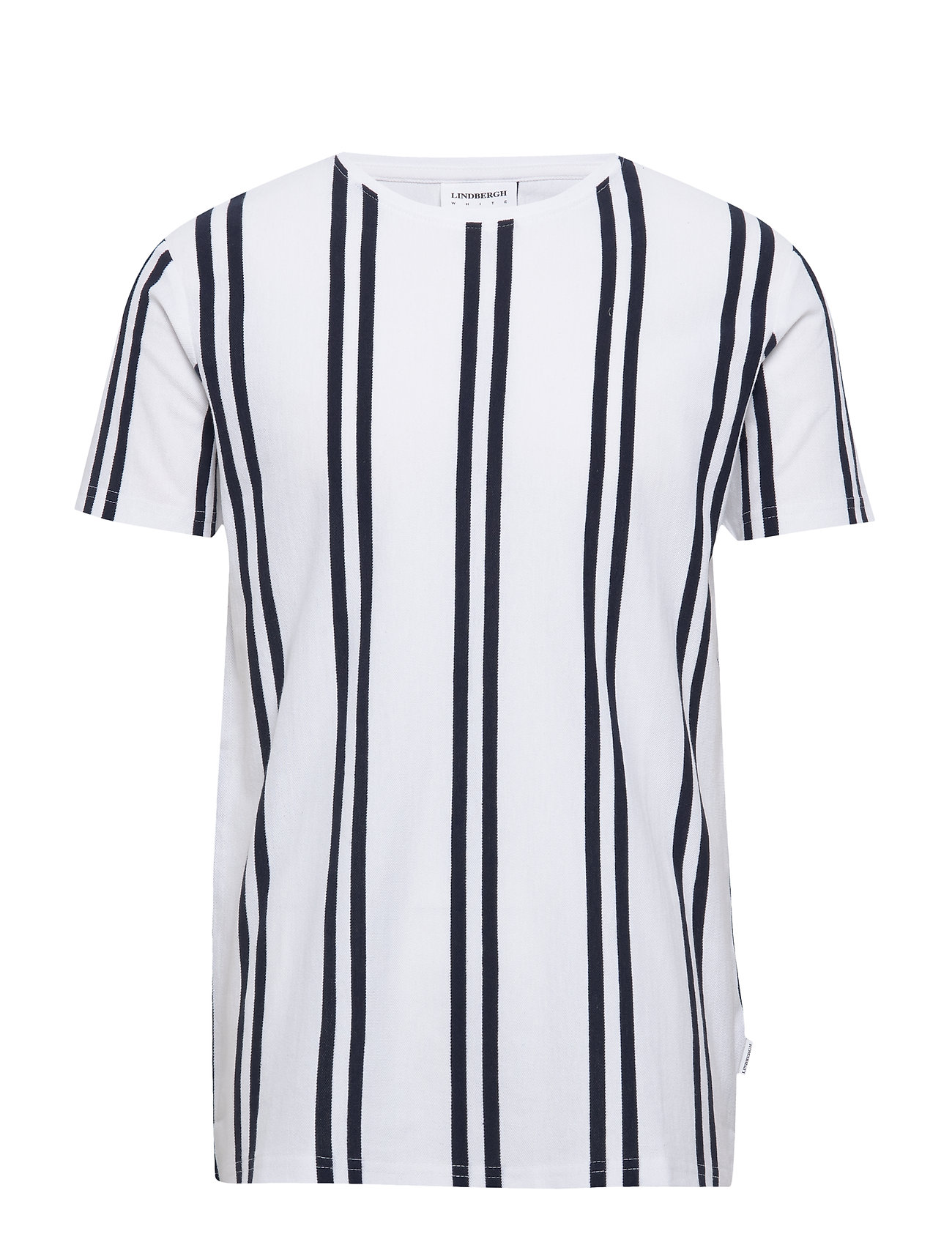 Striped Piqué Tee S/S White Lindbergh