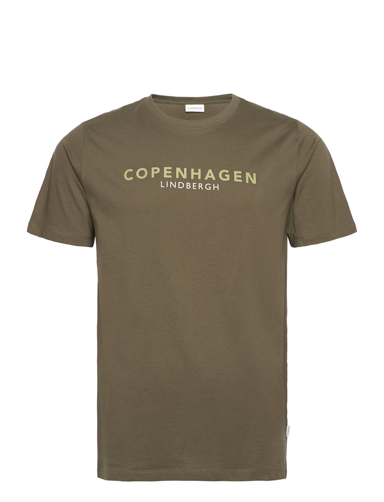 Copenhagen Print Tee S/S Green Lindbergh
