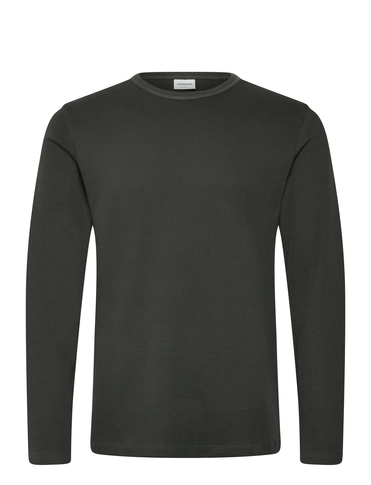 LINDBERGH Basic O-Neck Tee L/S Grau - M - Herren