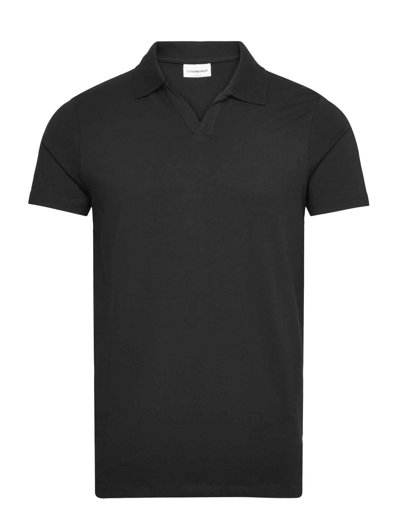 LINDBERGH Stretch Polo Shirt S/S Schwarz - XXXL - Herren