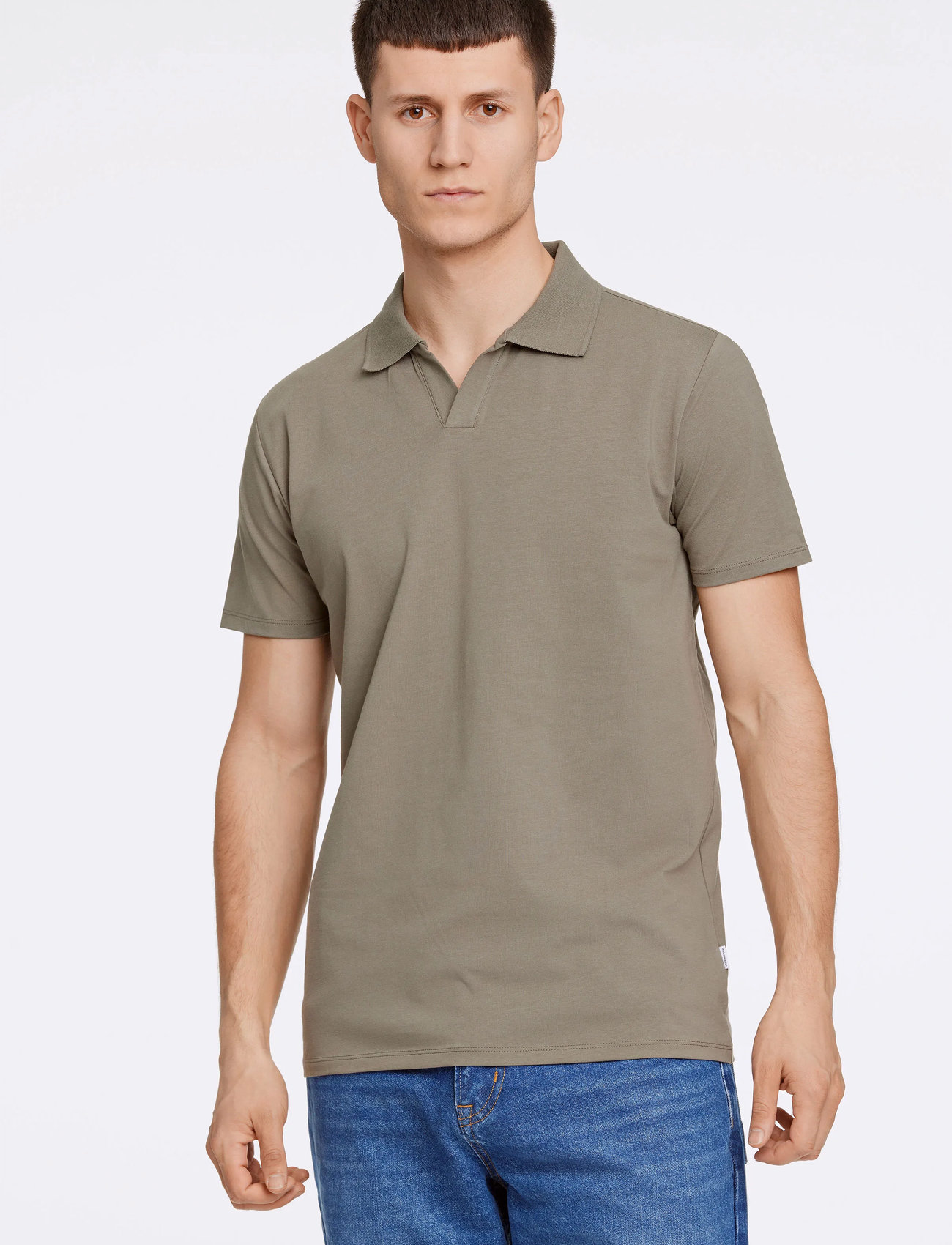 新品　MENS SHORT POLO SHIRT (予約販売品) Lindbergh Stretch Polo Shirt S/s (LIN30-404036) - Short