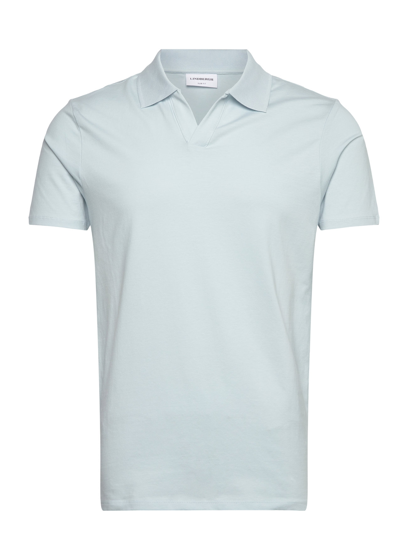 LINDBERGH Stretch Polo Shirt S/S Blau - M - Herren