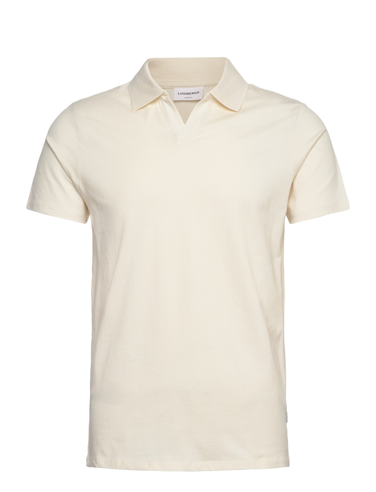 LINDBERGH Stretch Polo Shirt S/S Cream - XL - Herren