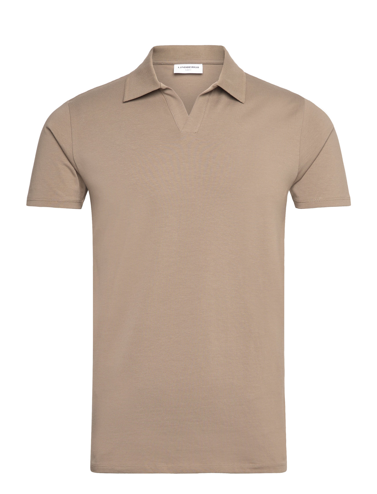 LINDBERGH Stretch Polo Shirt S/S Beige - XXXL - Herren