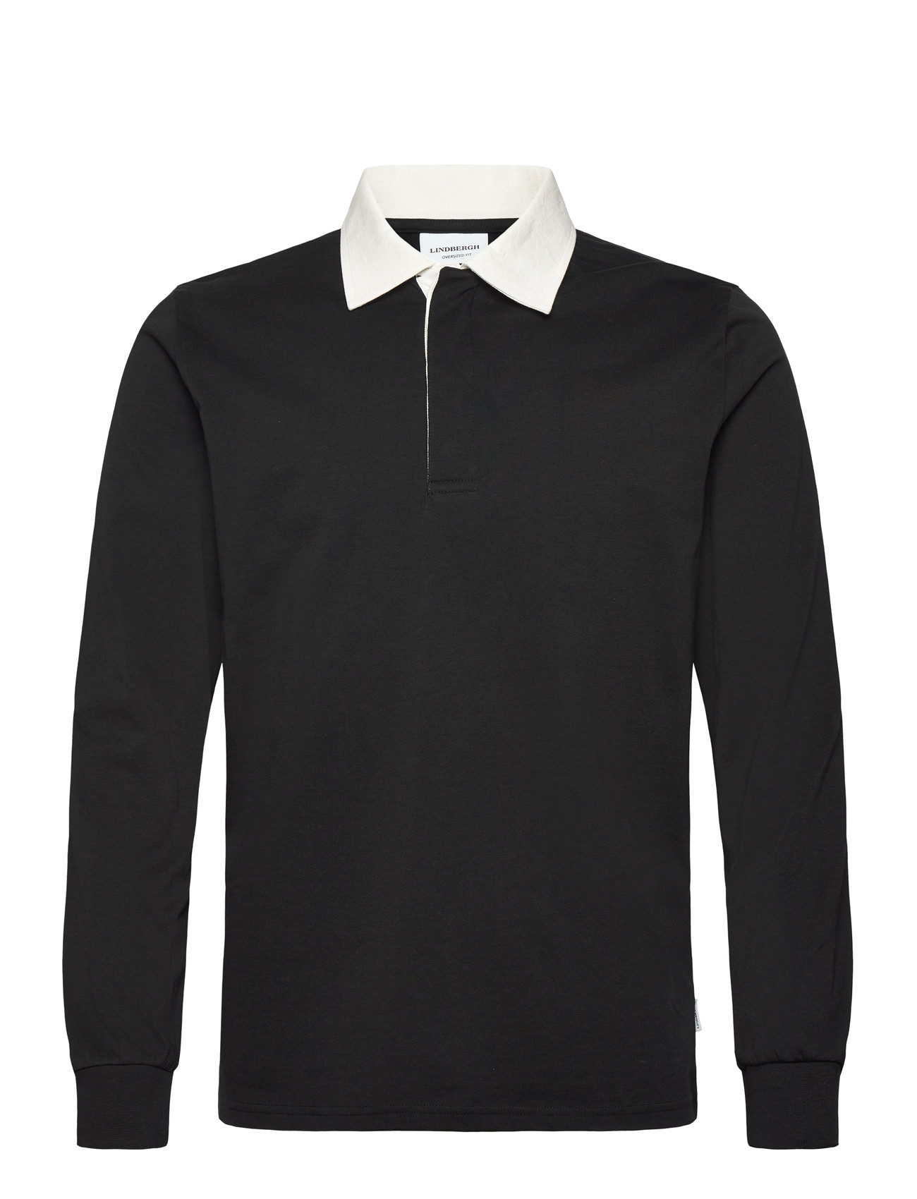 LINDBERGH Baseball Polo L/S Schwarz - M - Herren