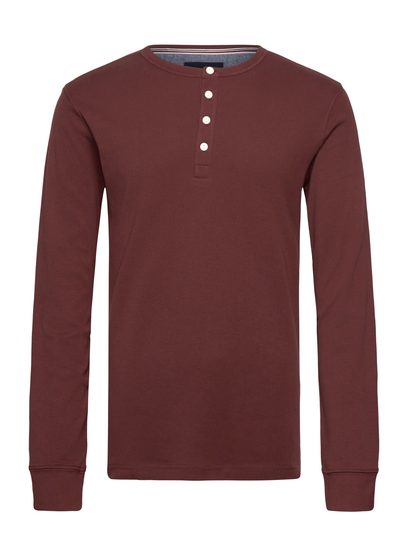 LINDBERGH Solid Gradad W Contrast Fabric L/S Burgundy - M - Herren