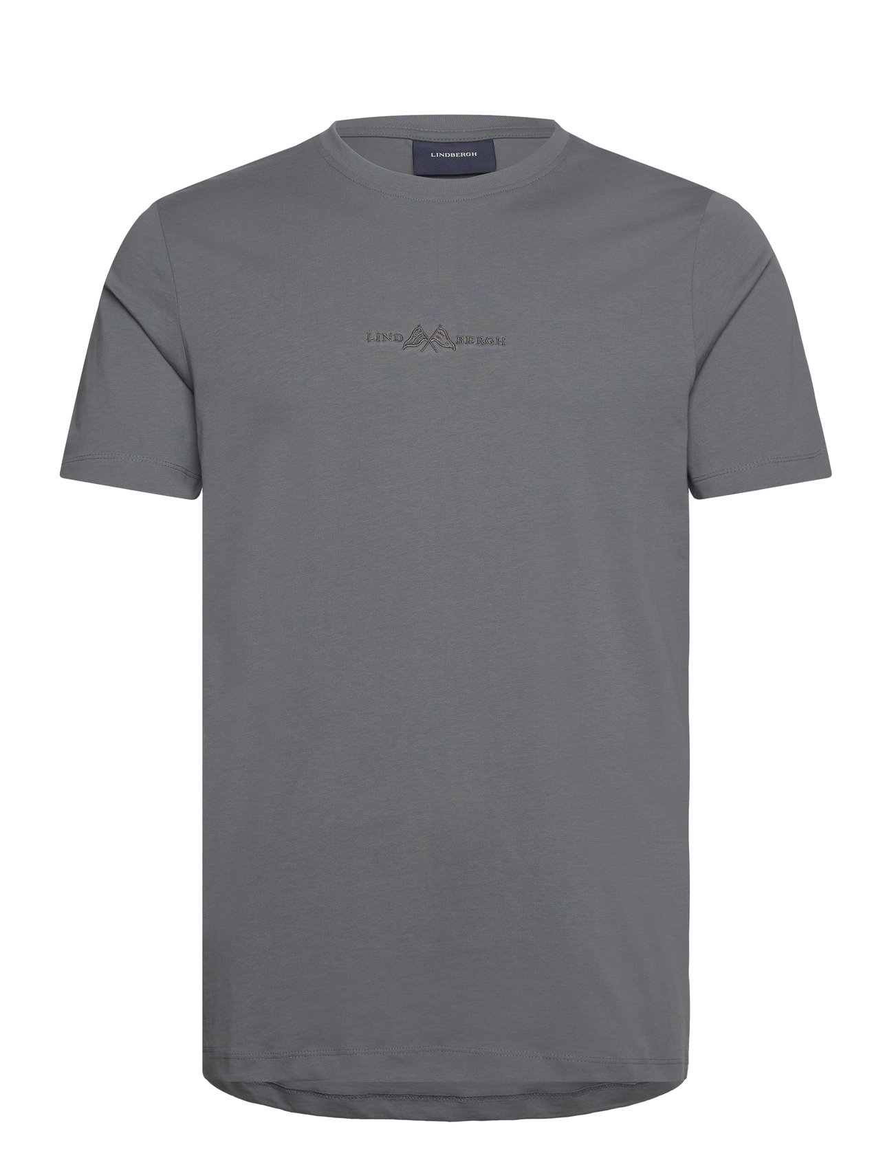 Logo Tee S/S Tops T-Kortærmet Skjorte Navy Lindbergh