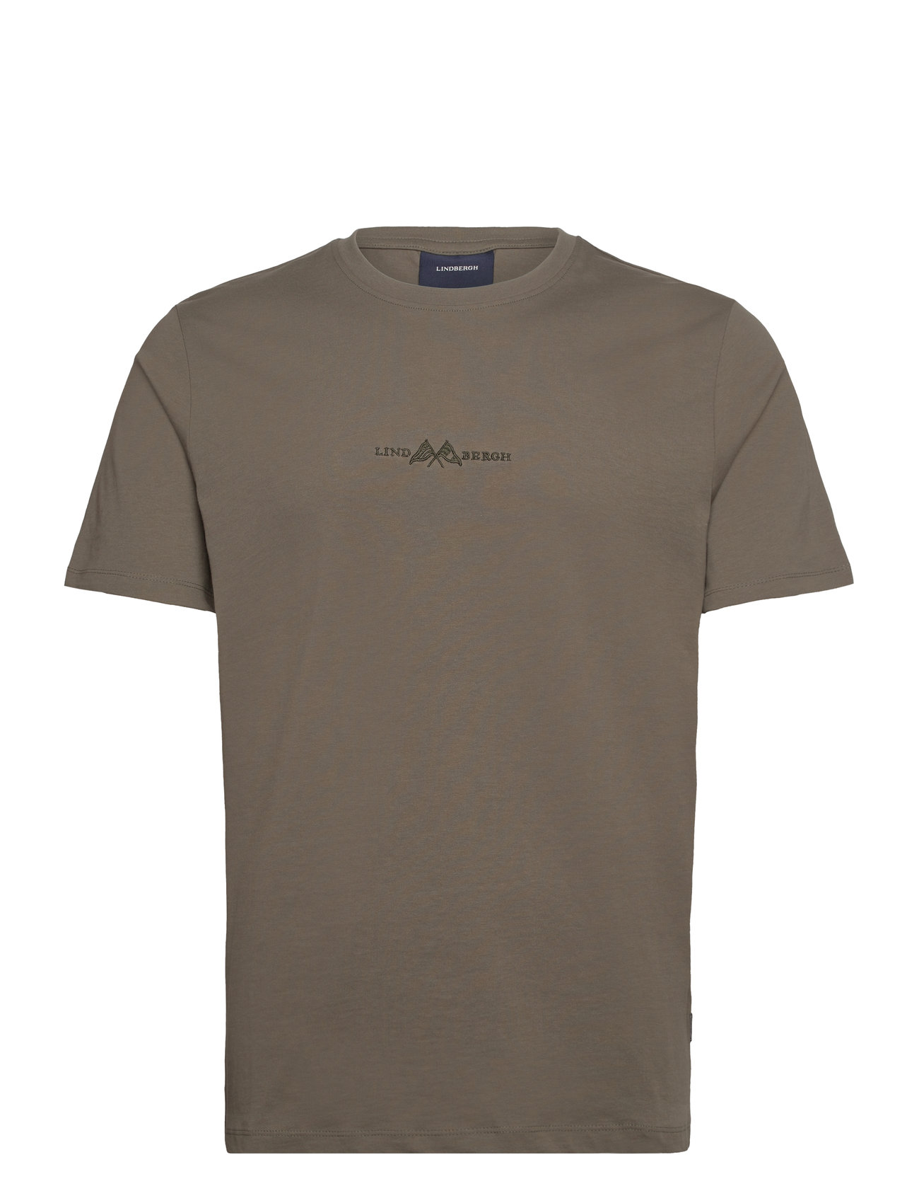 Logo Tee S/S Brown Lindbergh