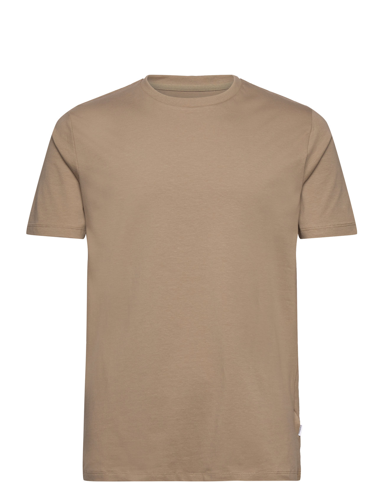 Mens Stretch Crew Neck Tee S/S Khaki Lindbergh