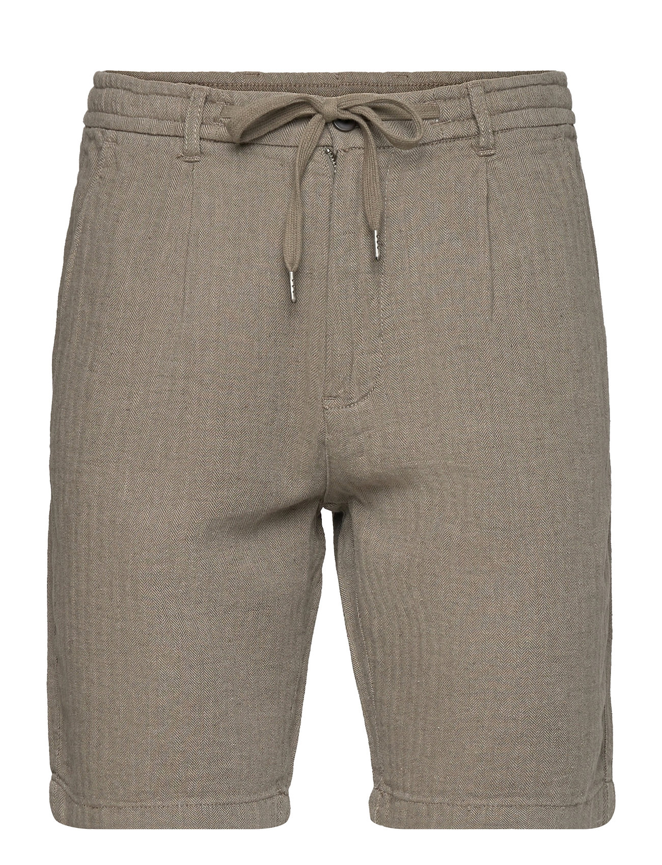 LINDBERGH Linen Blend Herringbone Kurz Grün - S - Herren