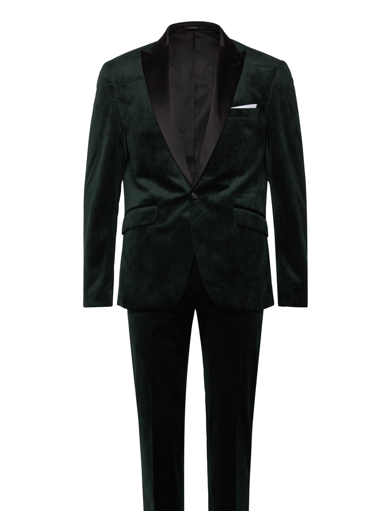 Lindbergh Velvet Tuxedo Suit Svart