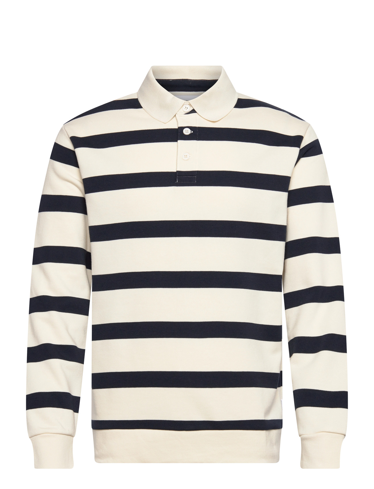 LINDBERGH Gestreift Polo Sweatshirt L/S Patterned - S - Herren