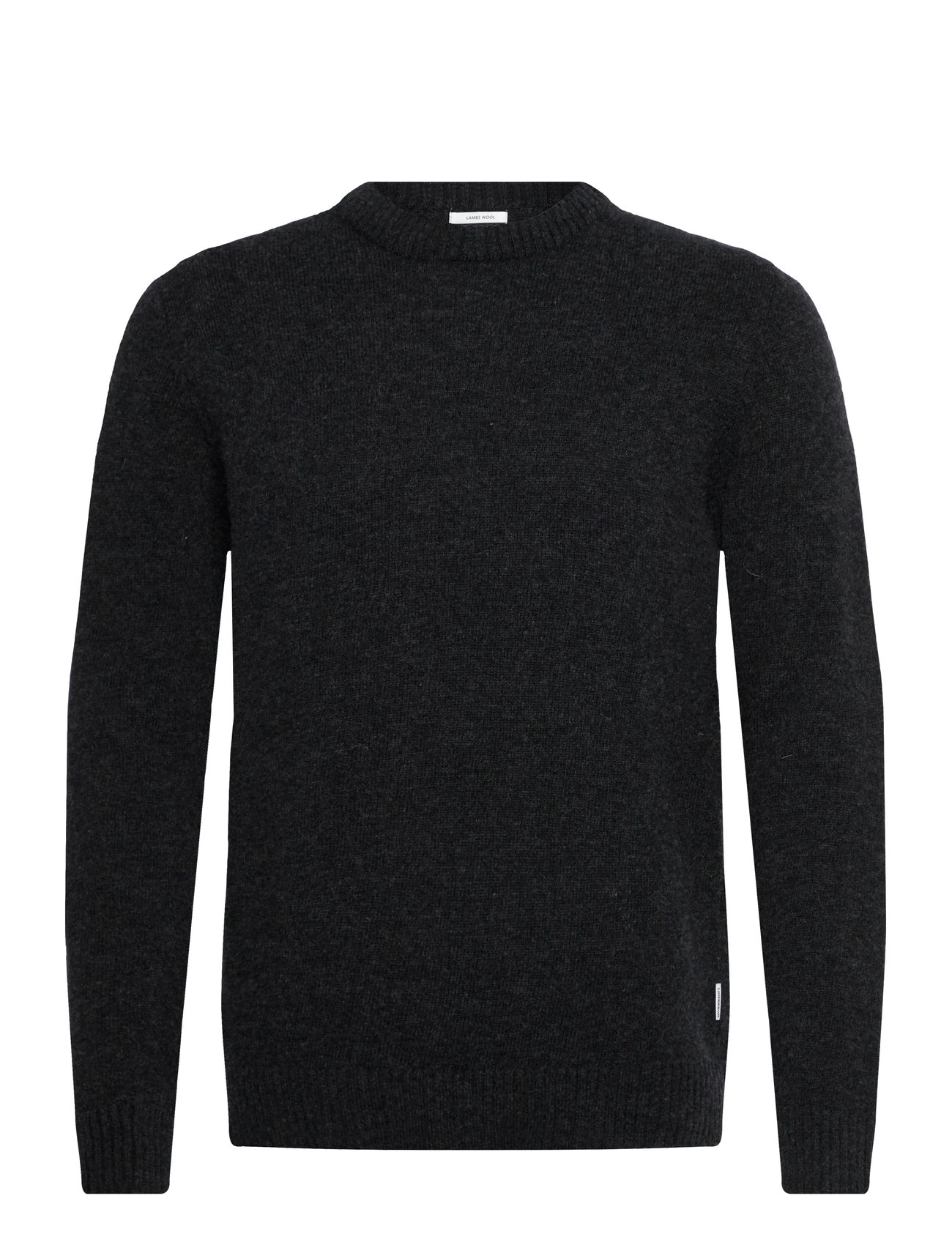 LINDBERGH Lammwolle O-Neck Knit Schwarz - M - Herren