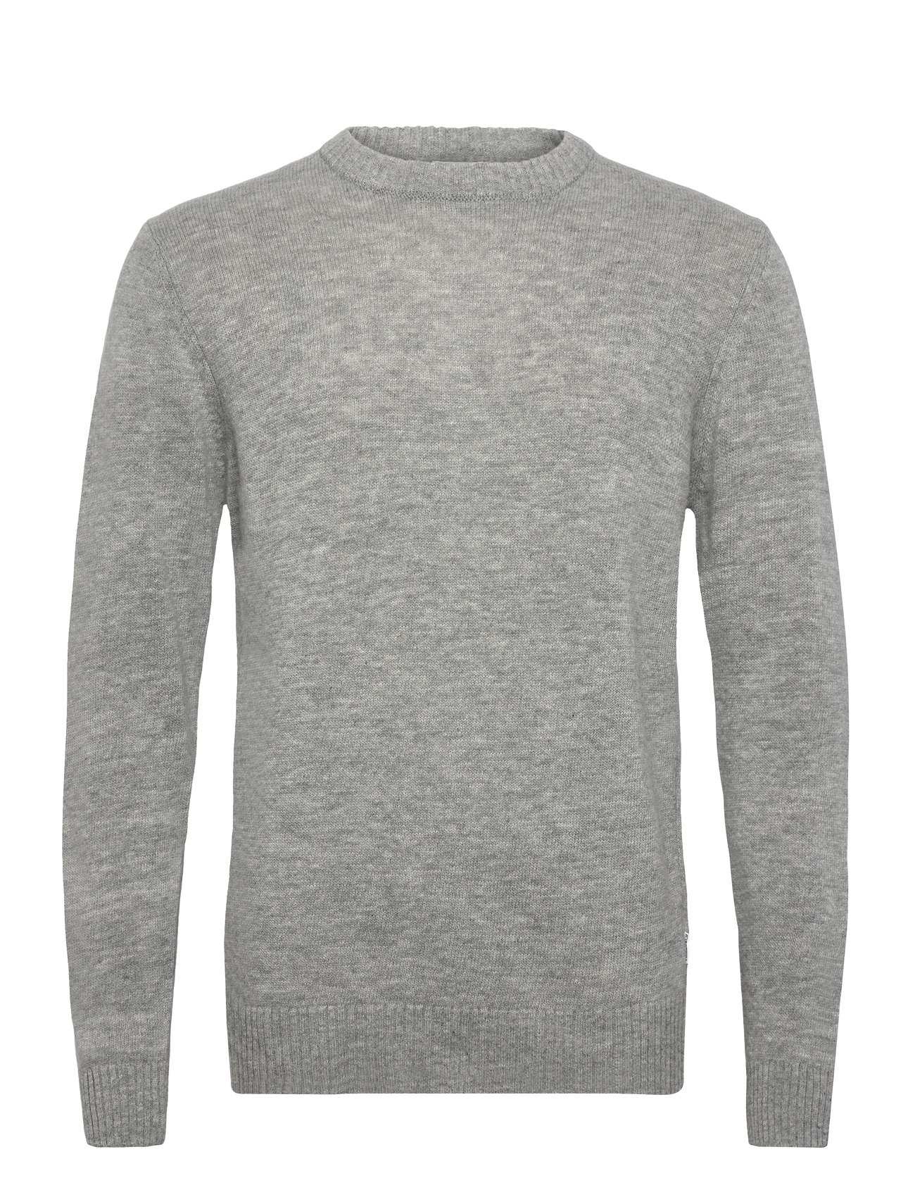 LINDBERGH Lammwolle O-Neck Knit Grau - S - Herren