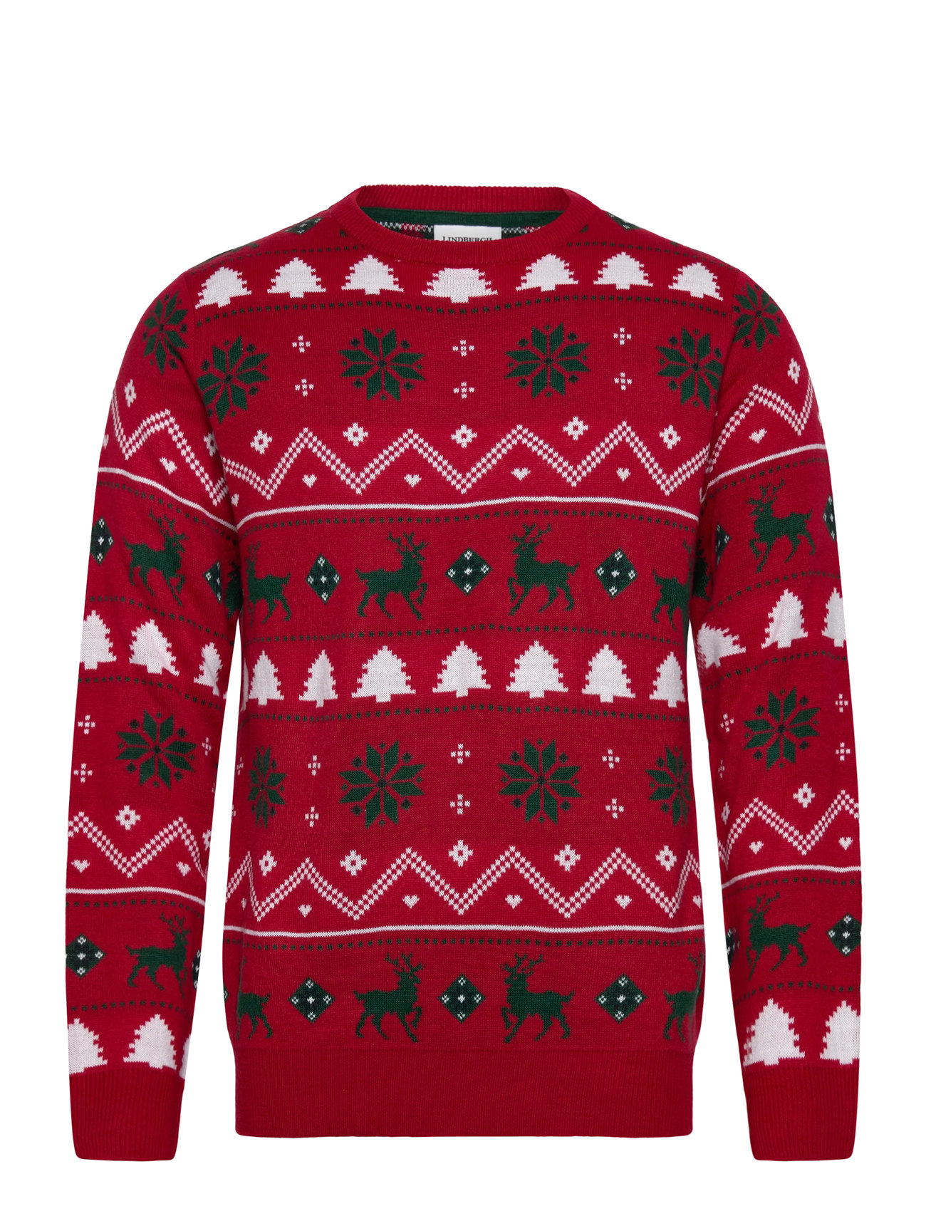 LINDBERGH Christmas Knitchristmas Knit Rot - XXL - Herren