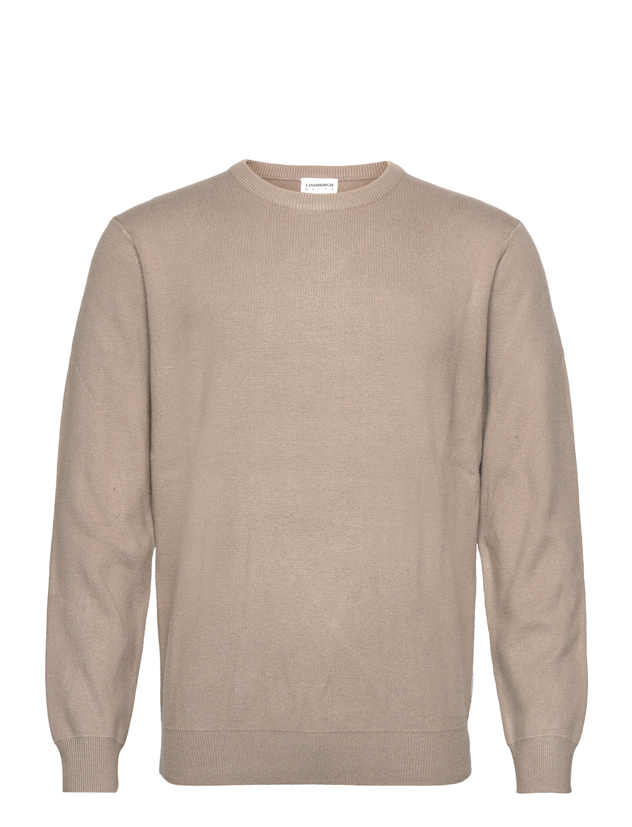 Ecovero O-Neck Knit Beige Lindbergh