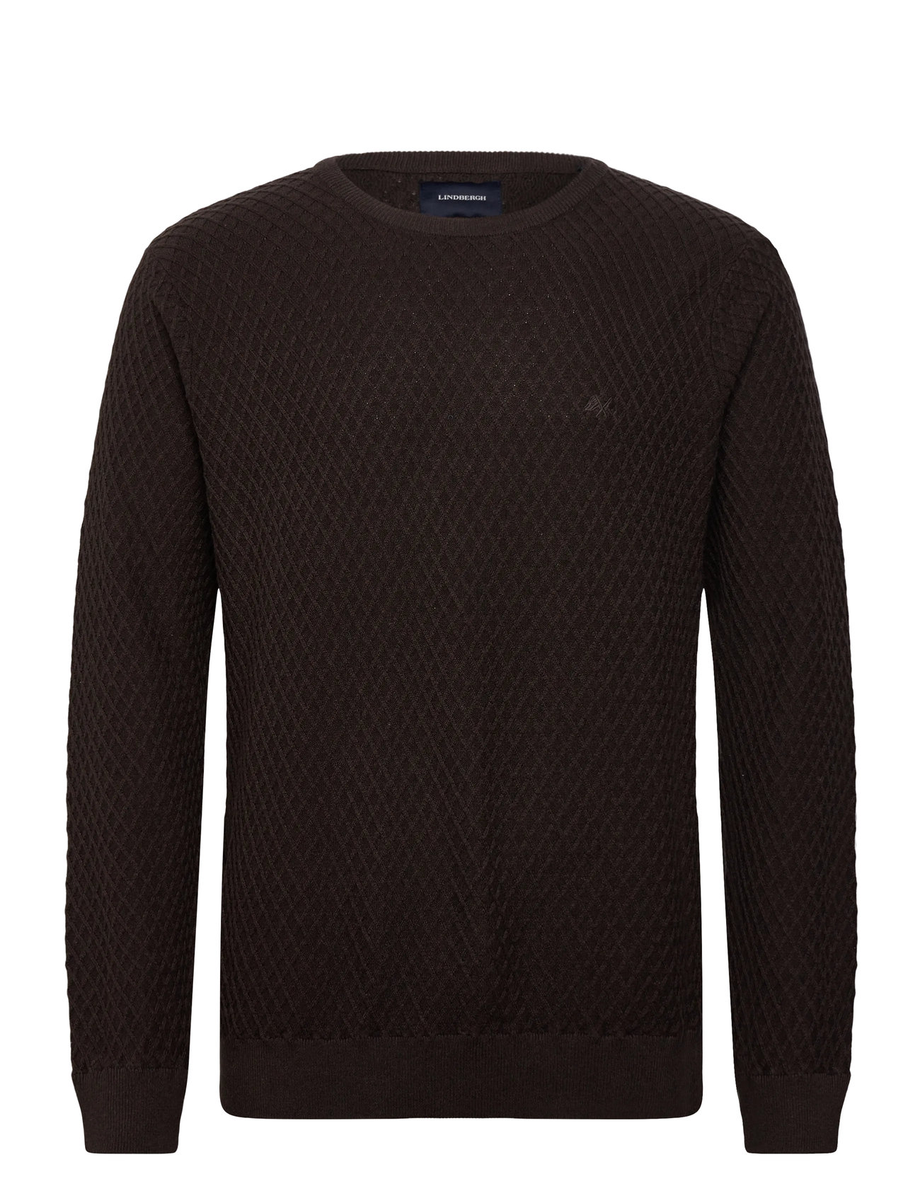 LINDBERGH Cable Knit Jumper Braun - XL - Herren