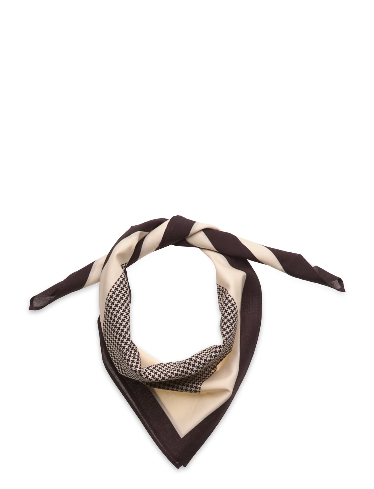 Lindbergh Bandana With Houndstooth Print Svart