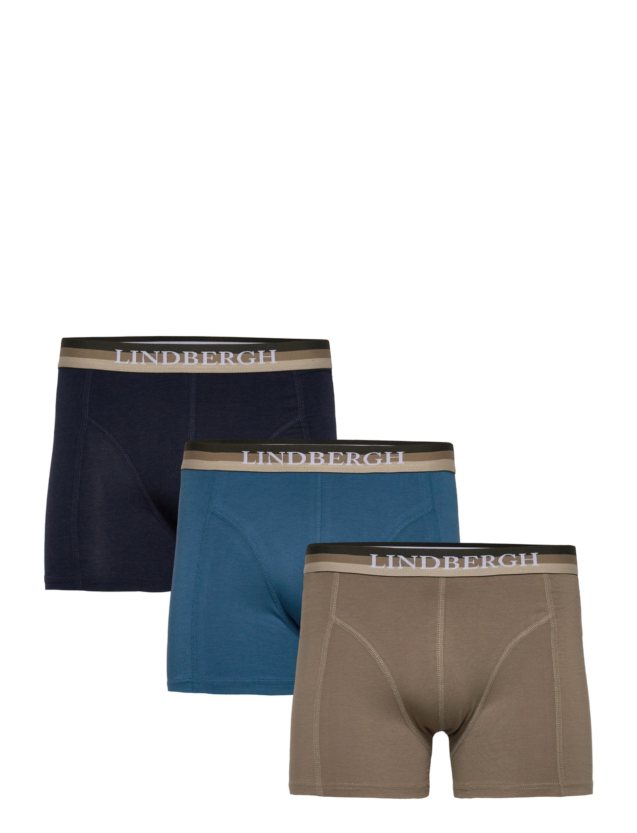 Lindbergh Bamboo Boxers 3-Packs, 3XL, Navy, Undertøj > Boxershorts, Herre